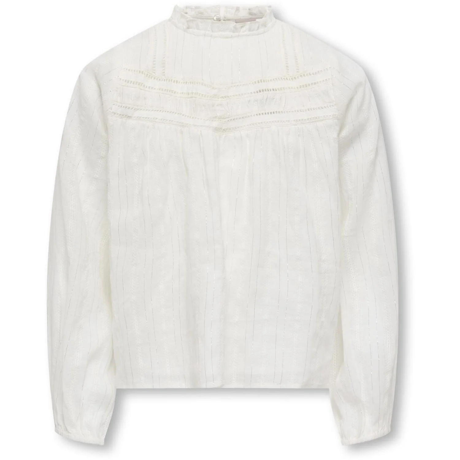 kids ONLY Cloud Dancer Lurex Kogrhea L/S Glitter Top Wvn