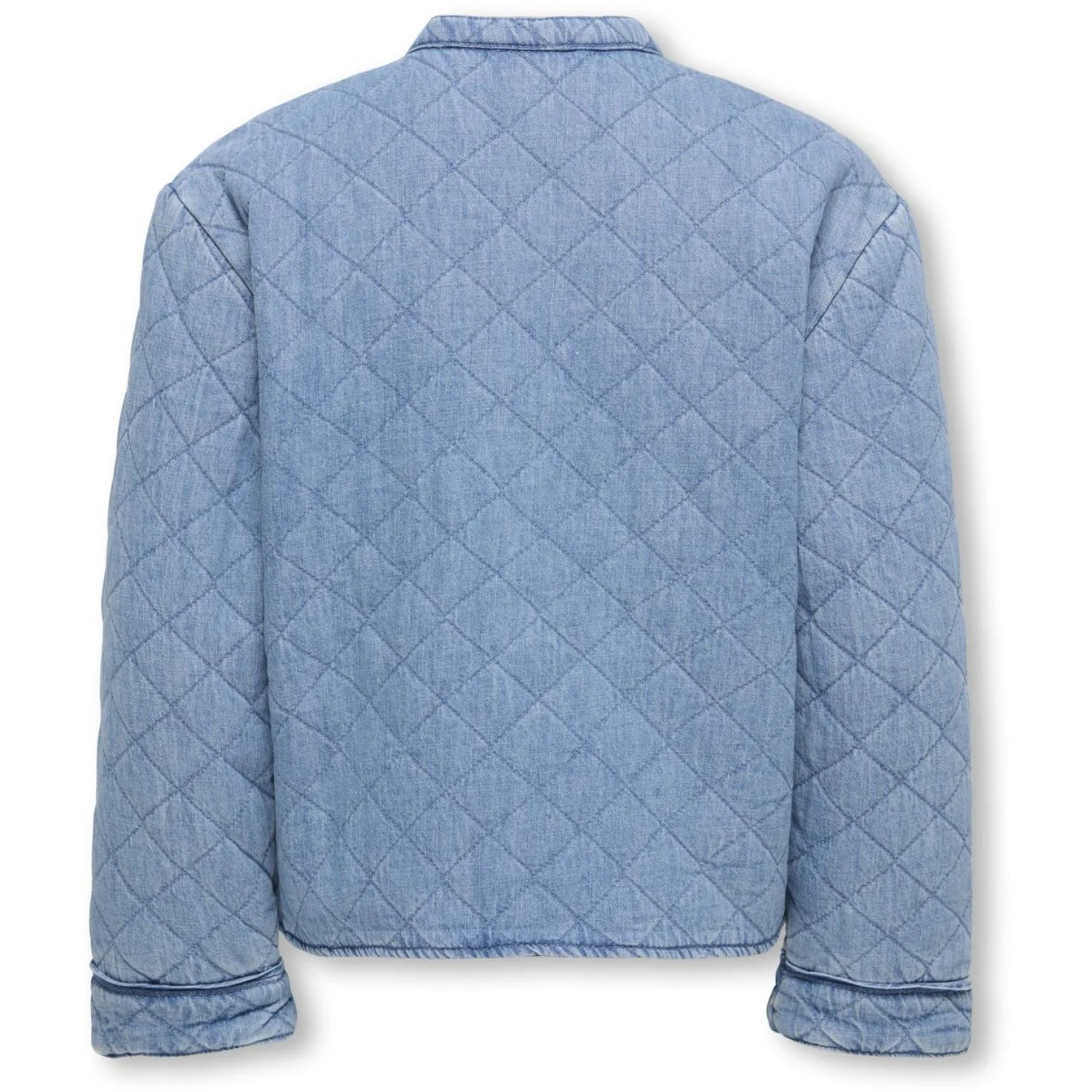 kids ONLY Light Blue Denim Koghallie Quilted Dnm Jacket Akm - Image 4