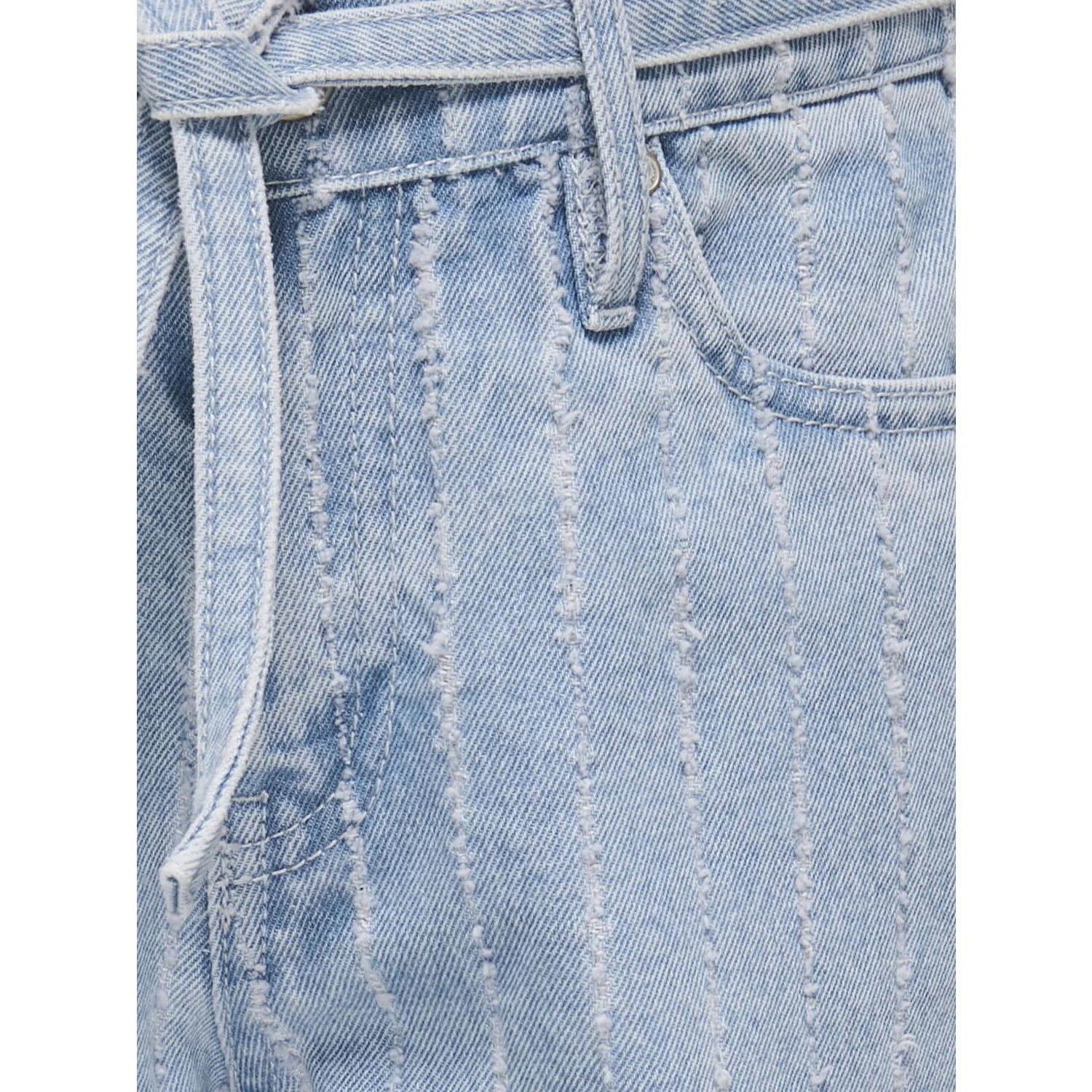 kids ONLY Light Blue Denim Stripe Koggianna Mw Straight Stripe Dnm York - Image 2