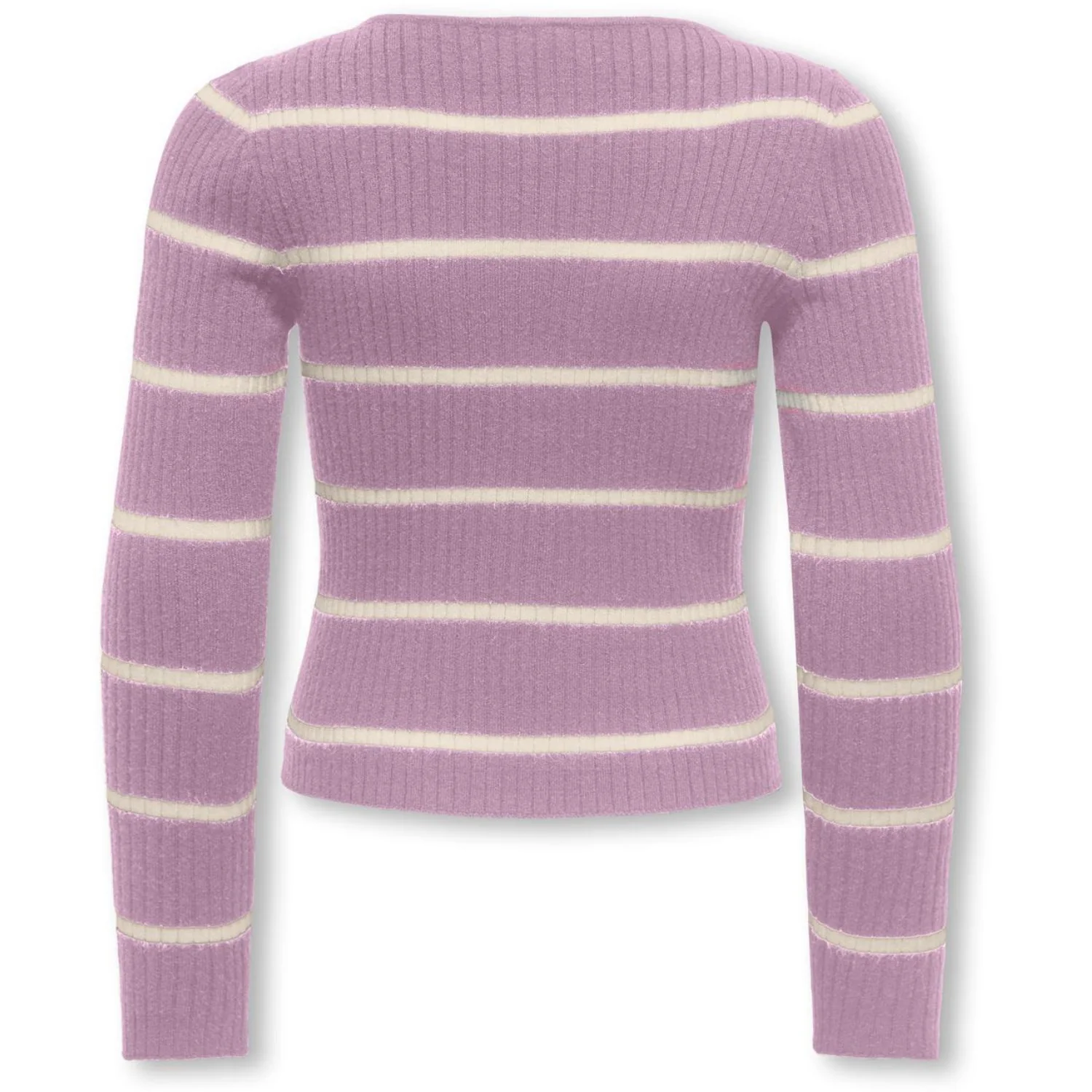 kids ONLY Mauve Orchid Whitecap Gray Kogibi Ls Rib Boatneck Cp Knt - Image 3