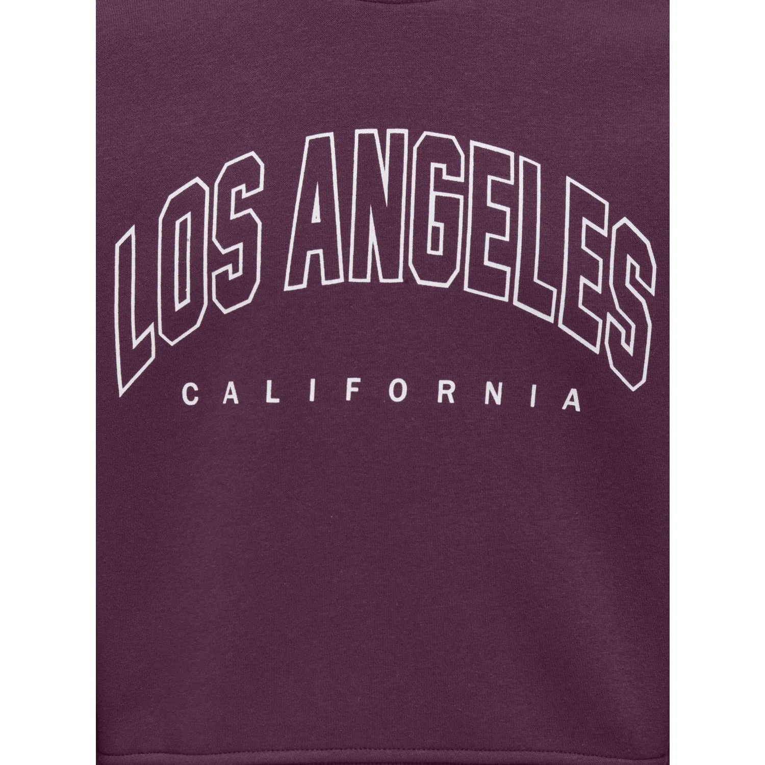 kids ONLY Mauve Wine Los Angeles - California Kogsweat Life Ls Crew Ovz Stat Swt Noos - Image 2