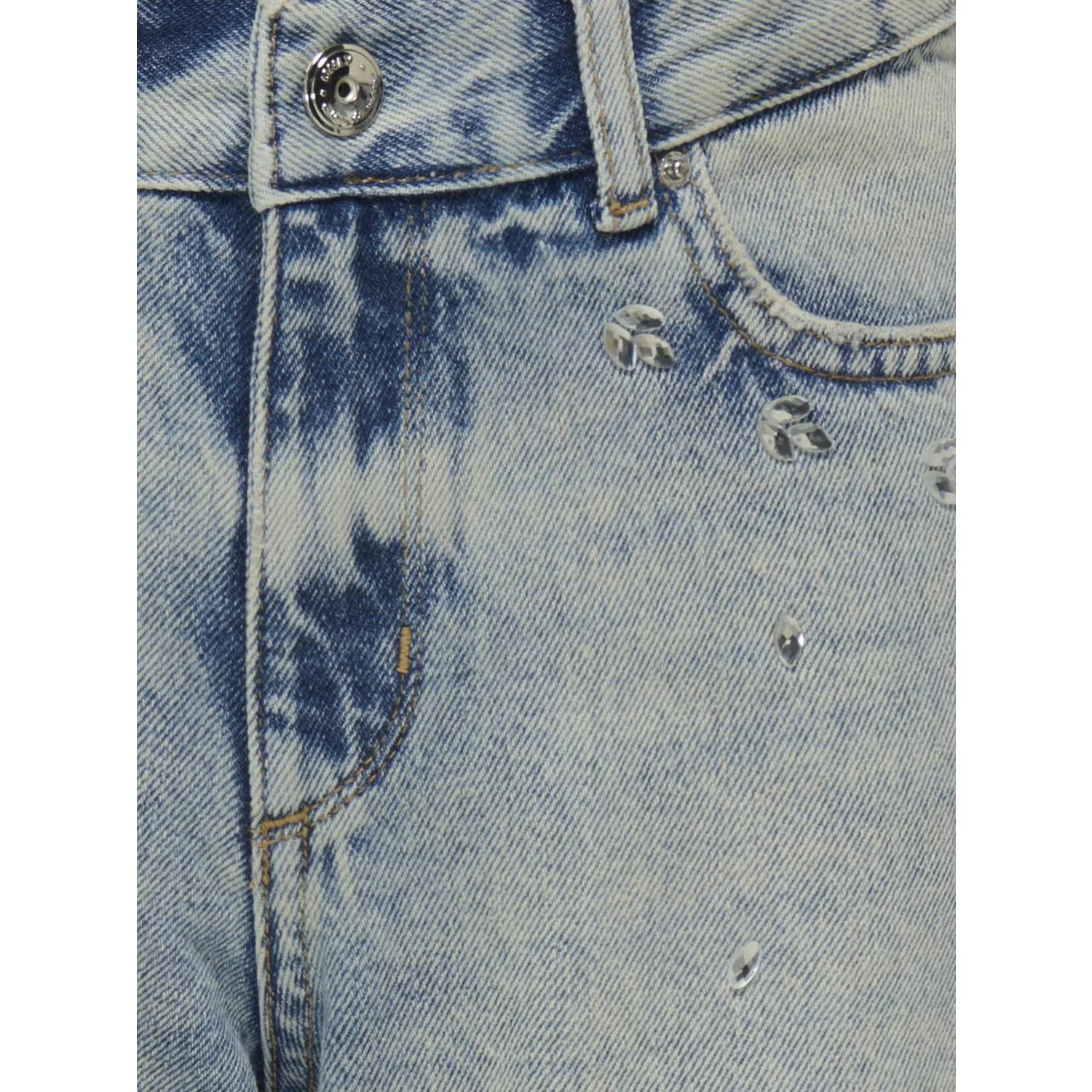 kids ONLY Medium Blue Denim Rhinestones Kogella Mw Rhinestone Wide Tai518 Dnm - Image 2
