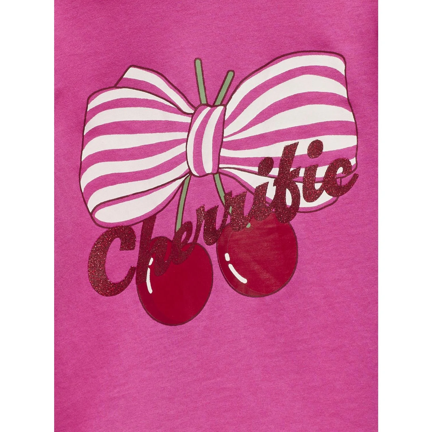 Kids ONLY MINI Fuchsia Fedora Bonbon Kmgcandy Life S/S Reg Printed Tee Jrs - Image 2