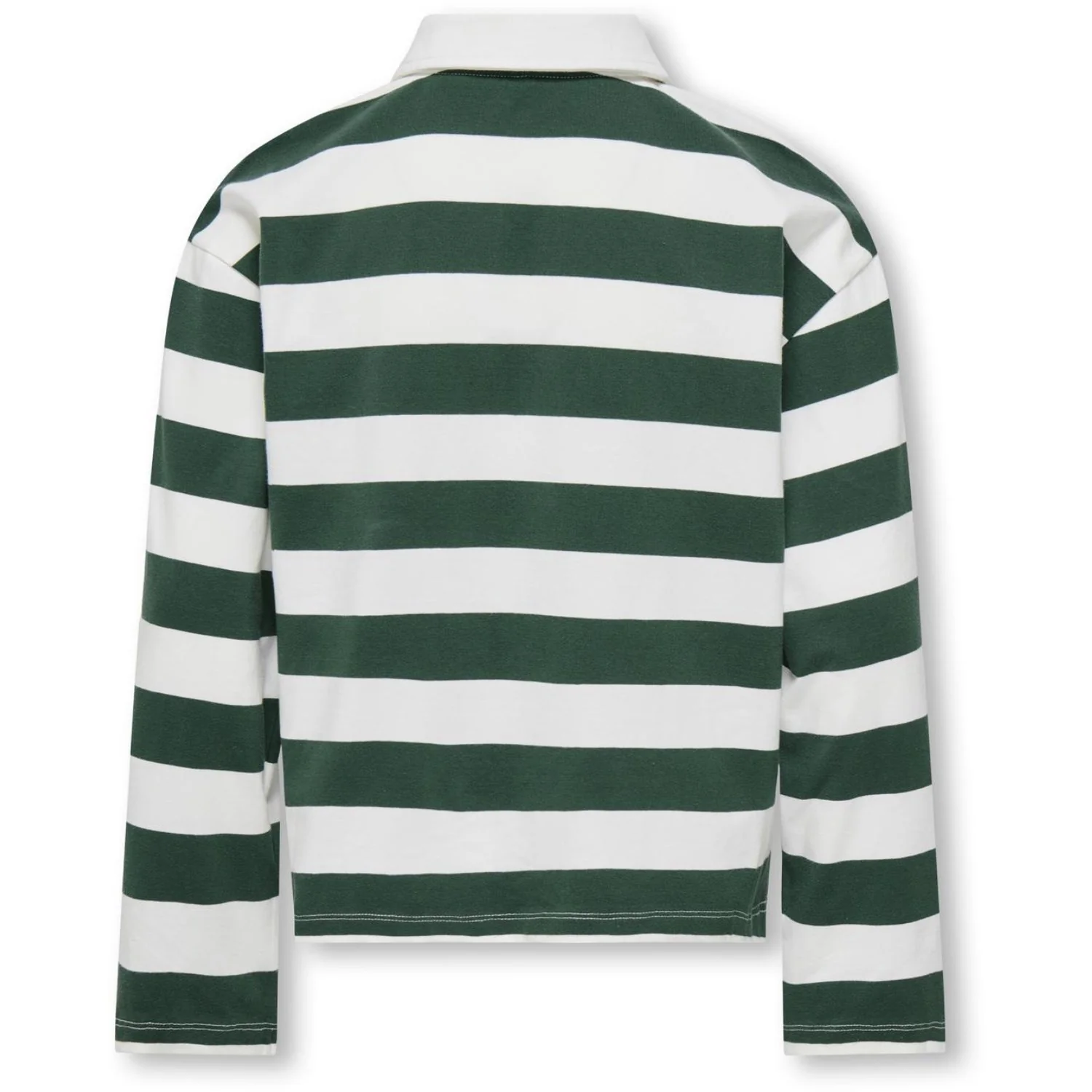 kids ONLY Pineneedle Cloud Dancer Kogruby Life L/S Boxy Polo Shirt Jrs - Image 3
