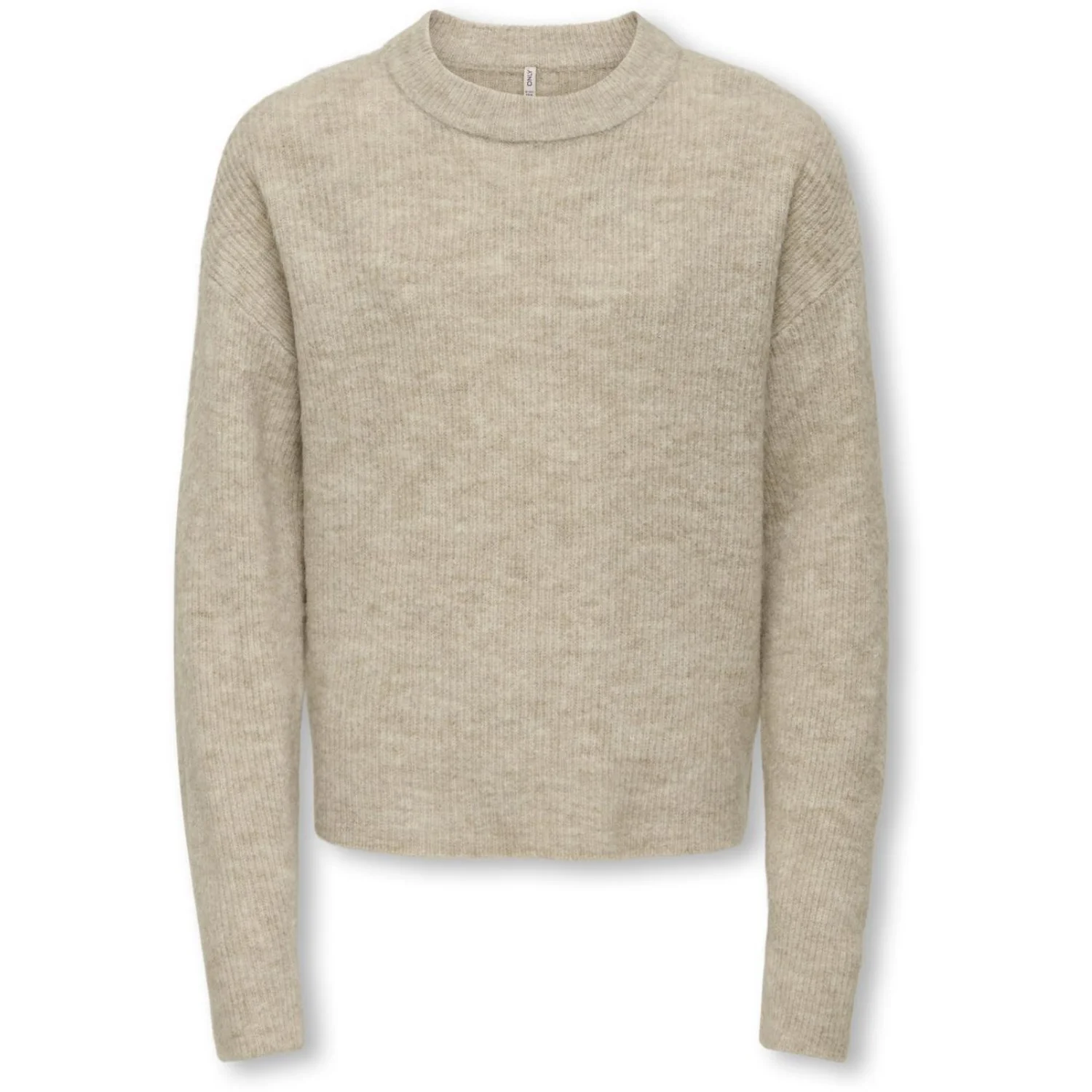 kids ONLY Pumice Stone Melange Kogcamilla O-Neck L/S Pullover Knt