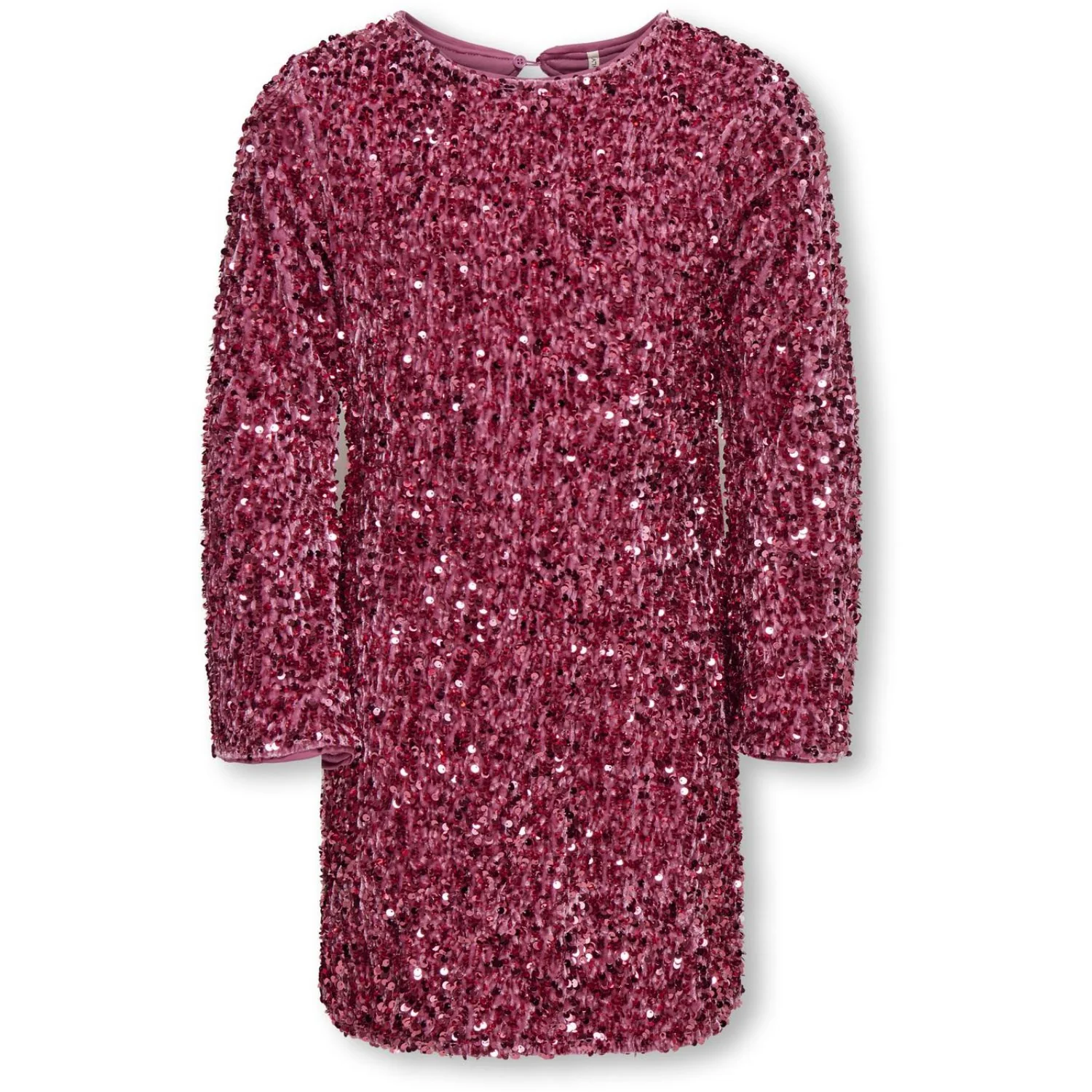 kids ONLY Rose Wine Kogconfidence Life Ls Seq Flrd Dress Jrs