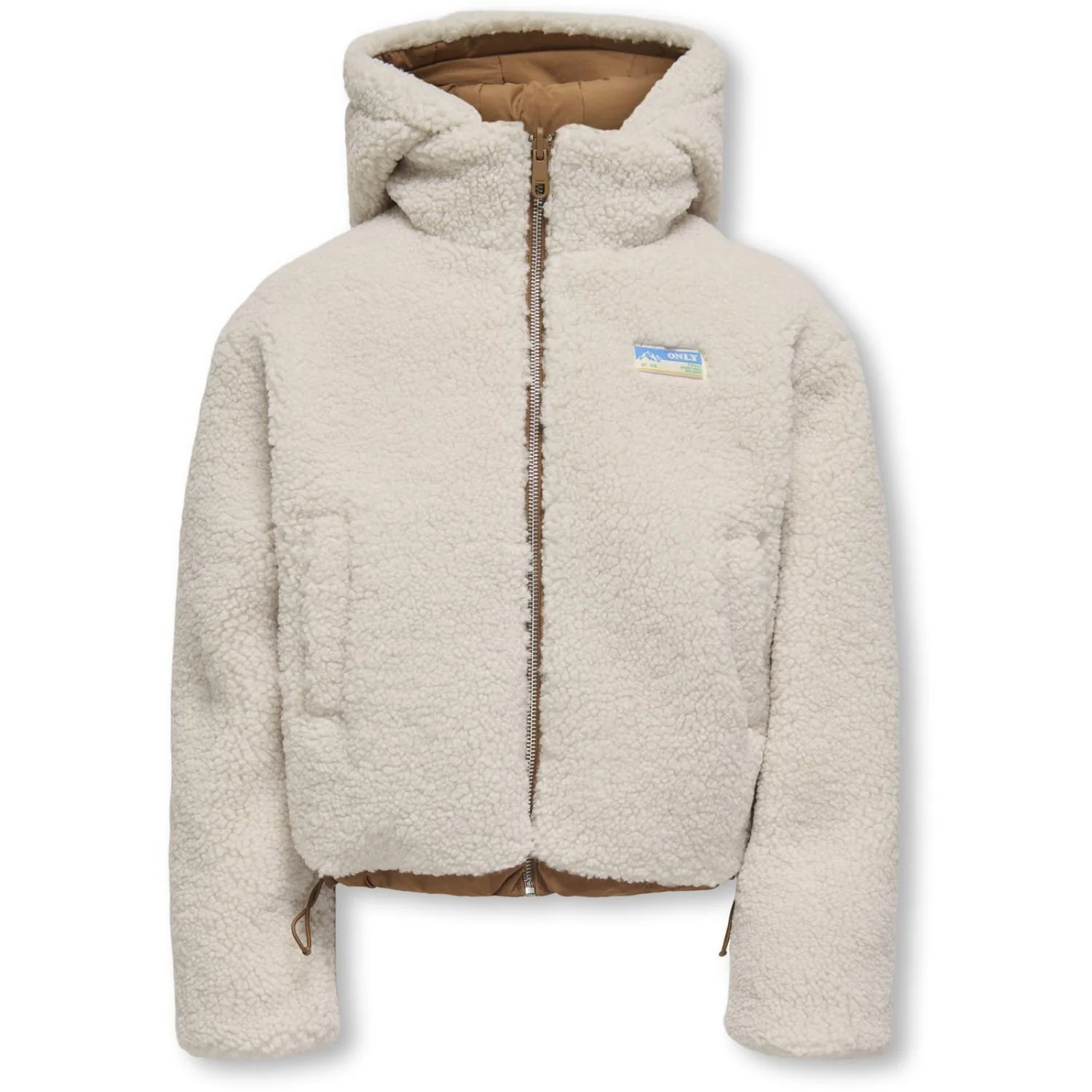 kids ONLY Toasted Coconut Kogmaria Life Reversib Puffer Jacket Otw - Image 2