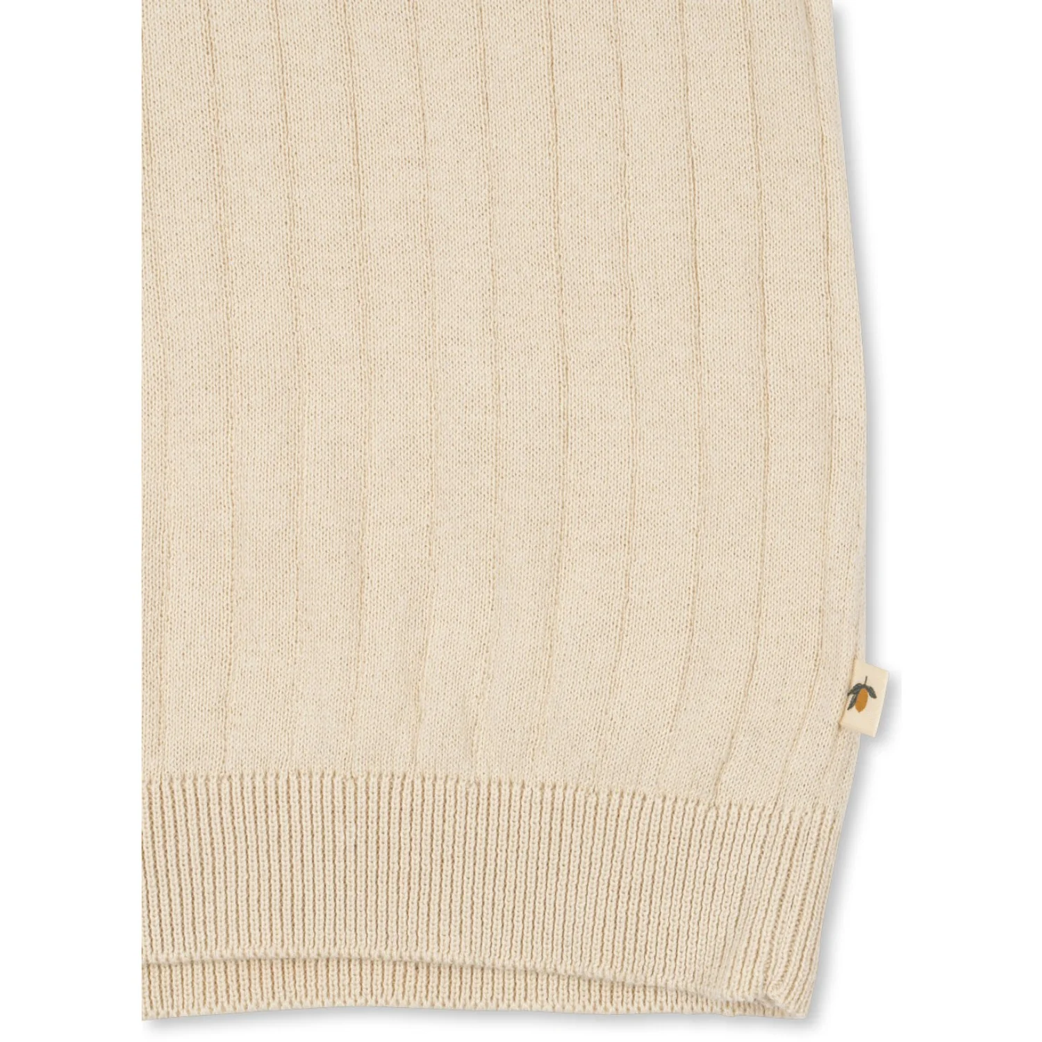 Konges Sløjd Almond Milk Mio Knit Polo Gots - Image 5