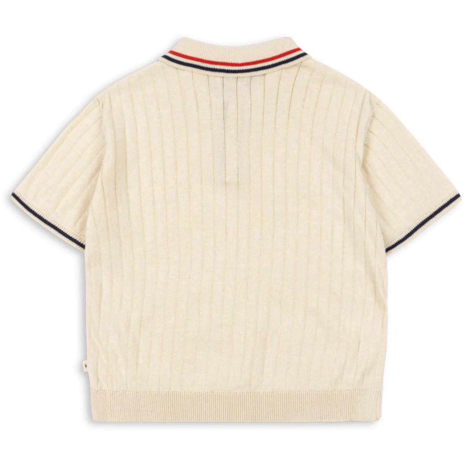 Konges Sløjd Almond Milk Mio Knit Polo Gots - Image 7
