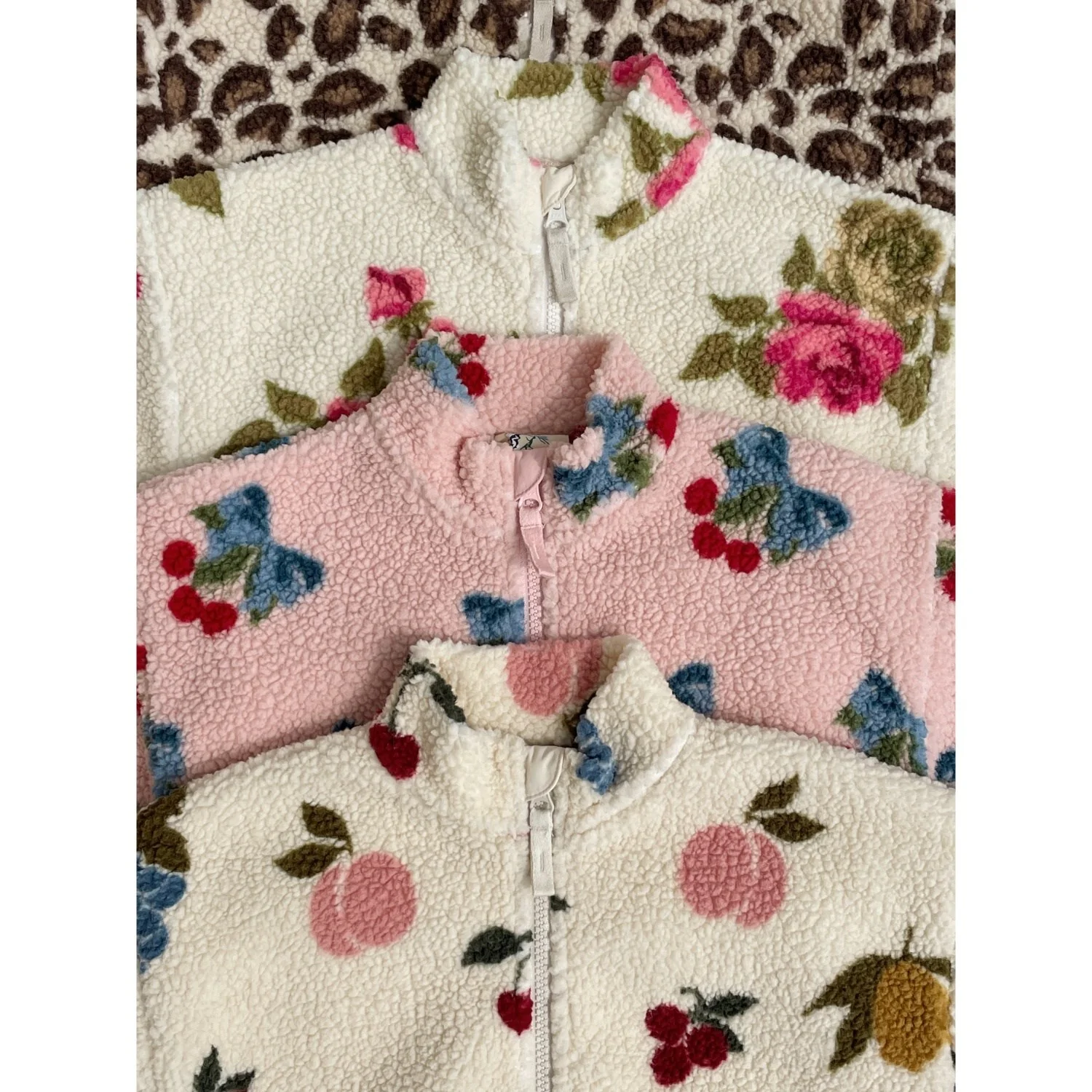 Konges Sløjd Amarena Rose Jody Teddy Jacket Grs - Image 2