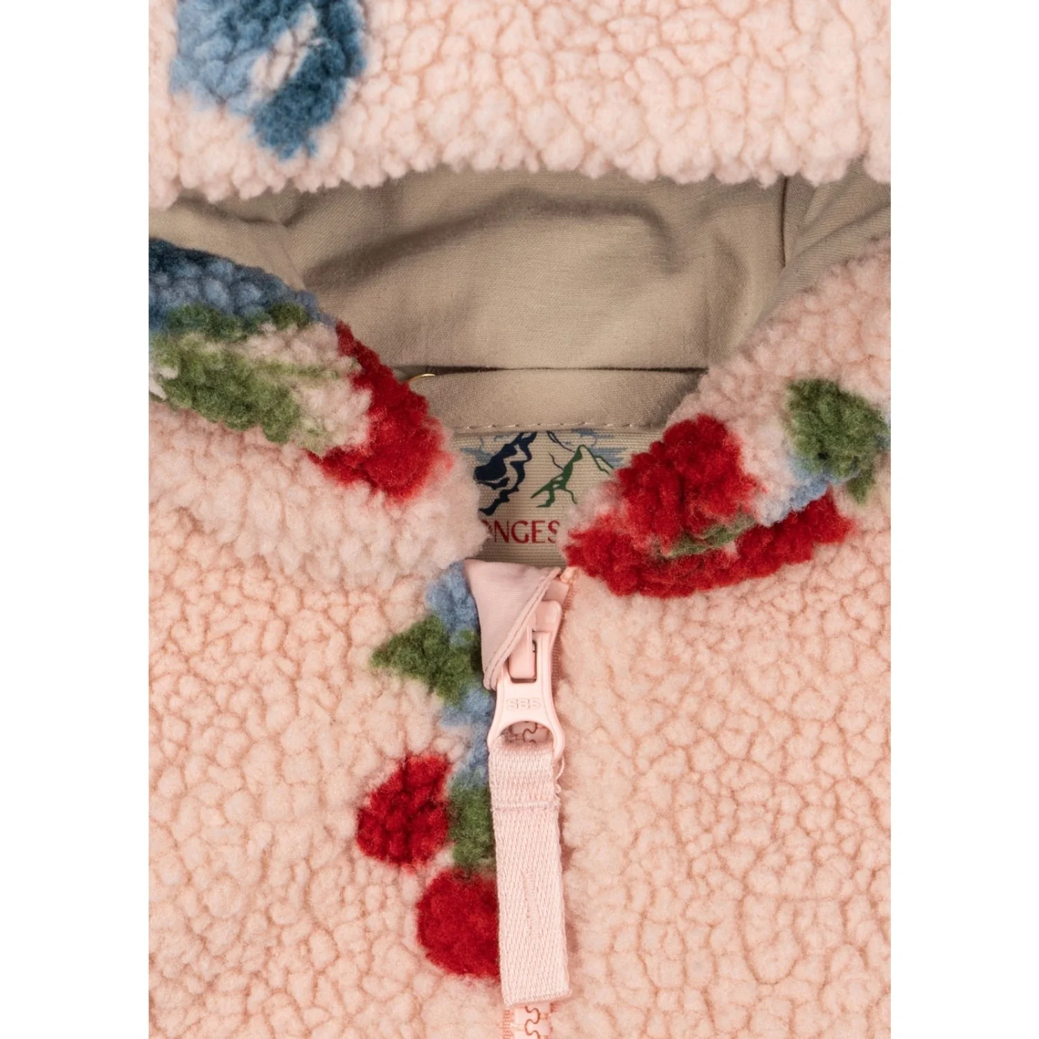 Konges Sløjd Amarena Rose Jody Teddy Onesie Grs - Image 2