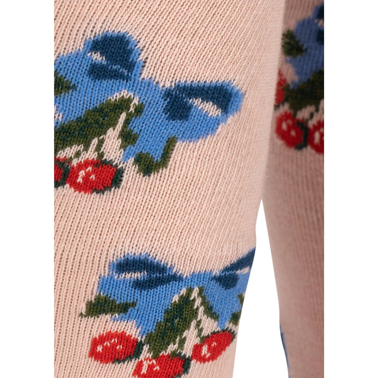 Konges Sløjd Amarena/Tramonto 2 Pack Flower And Cherry Jacquard Tights - Image 3