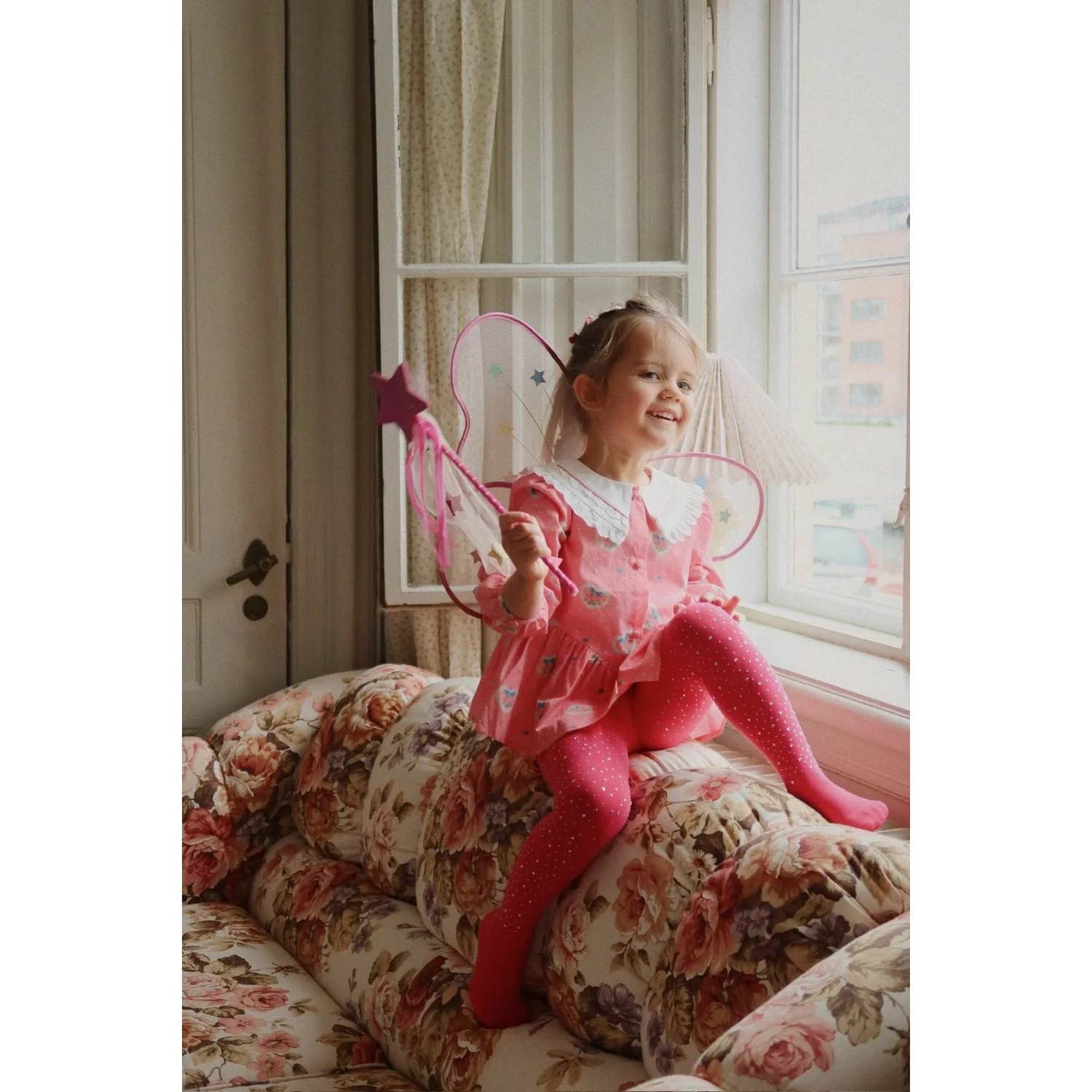 Konges Sløjd Amour Pink Glam Stockings - Image 3