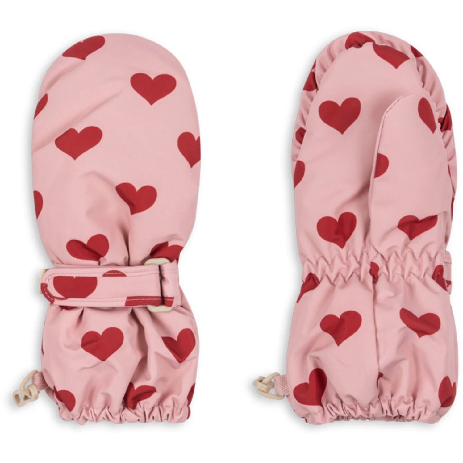 Konges Sløjd Amour Pink Nohr Snow Mittens Print - Image 3
