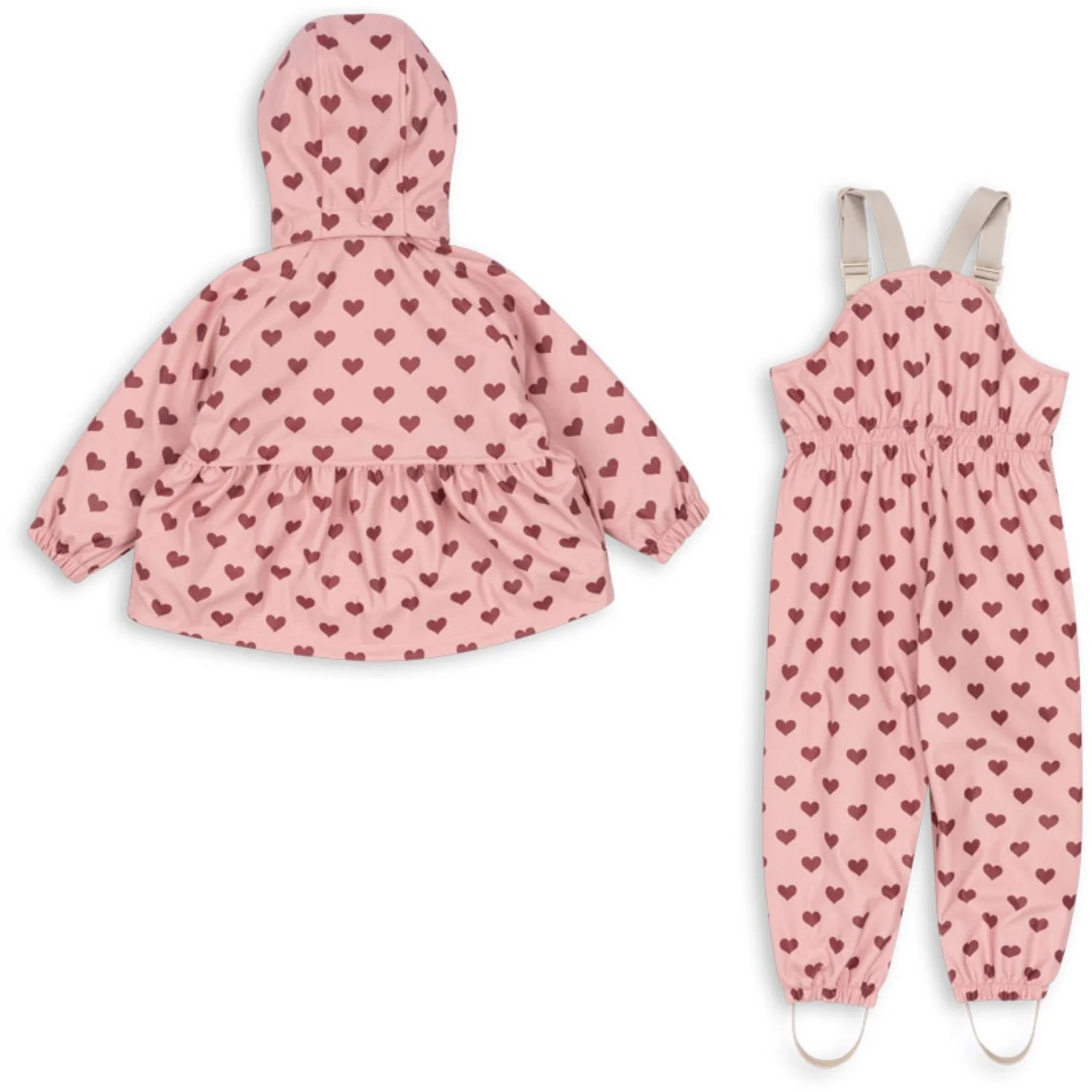 Konges Sløjd Amour Pink Rainy Palme Set Girl - Image 12