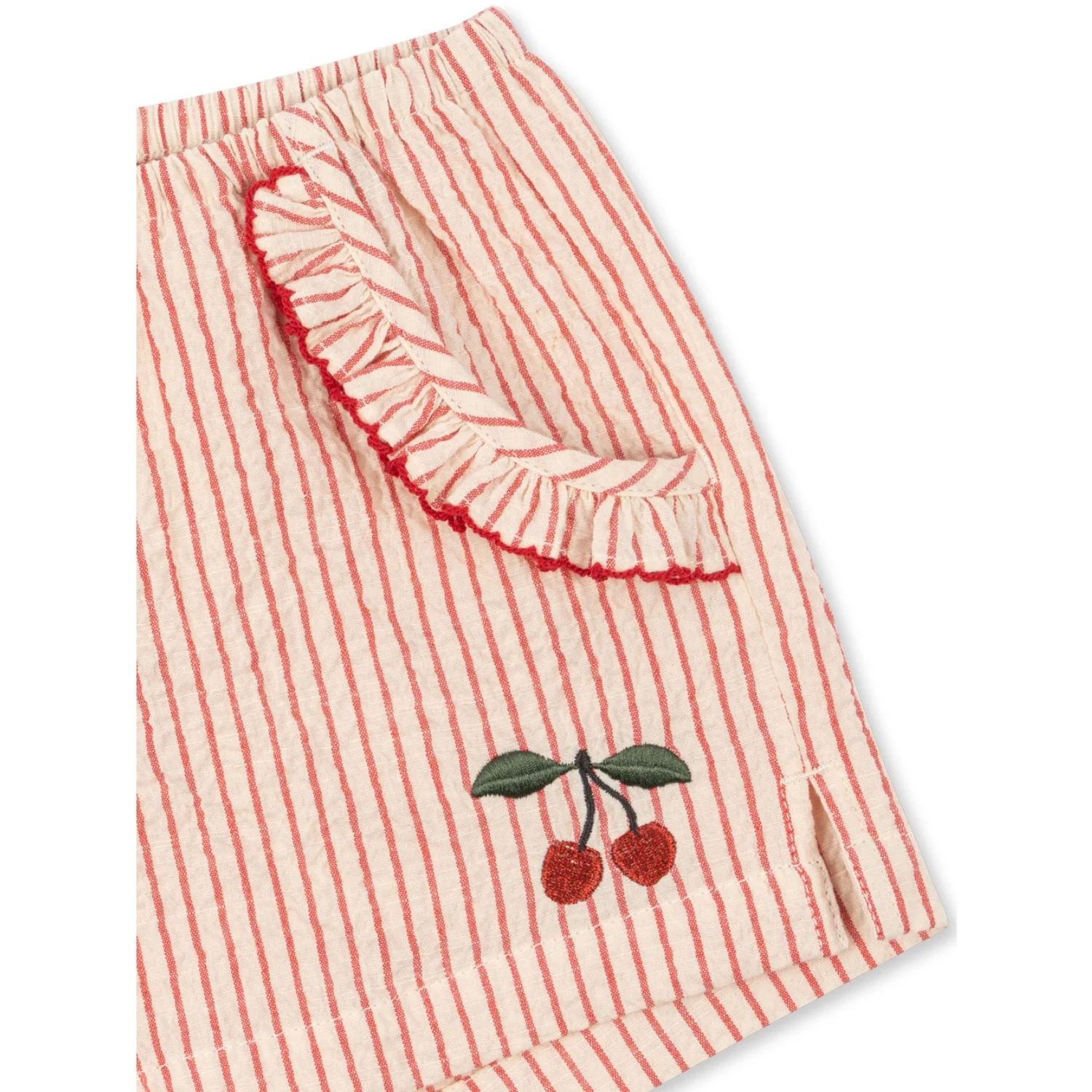 Konges Sløjd Amour Stripe Ellie Frill Shorts Gots - Image 2