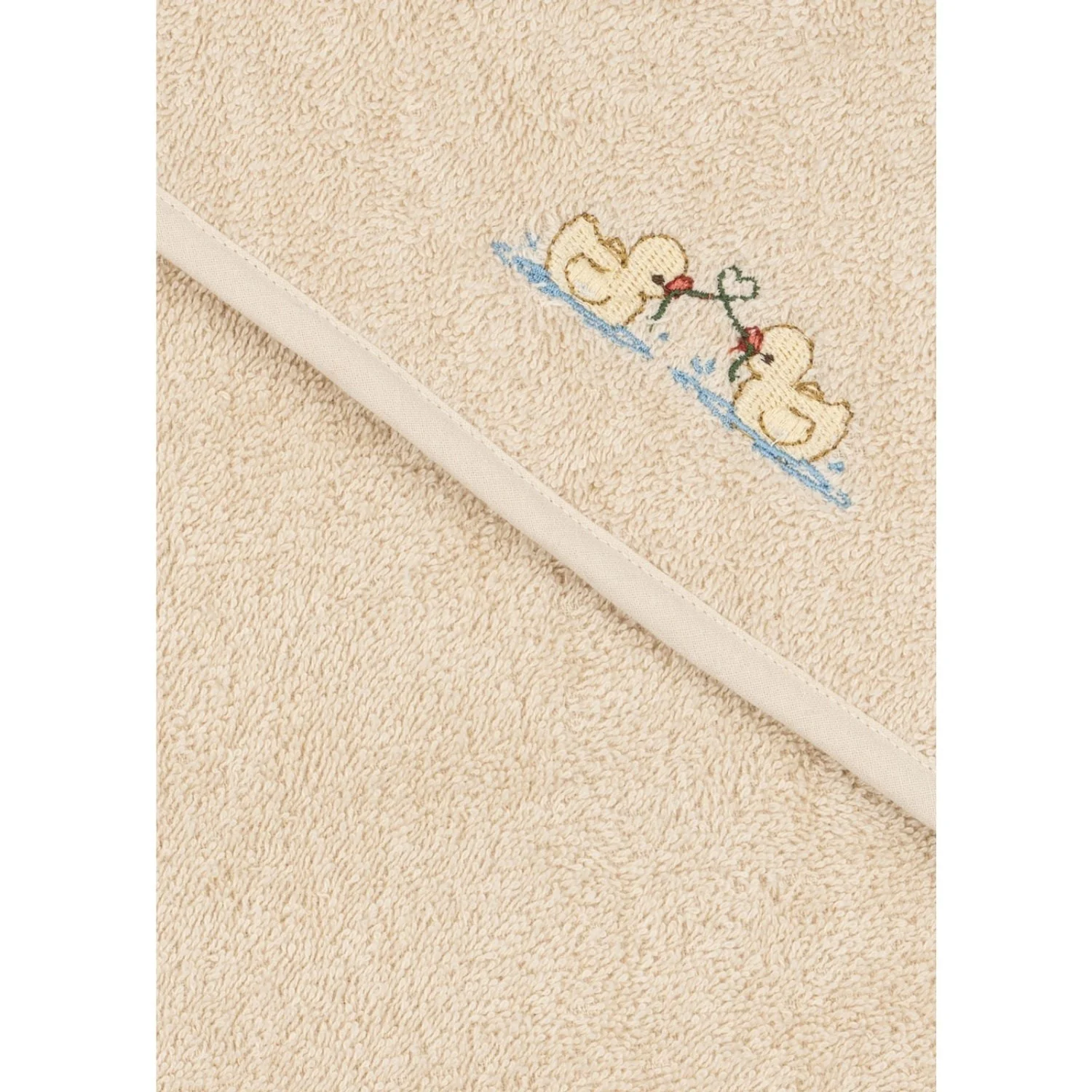 Konges Sløjd Antique White Figo Baby Towel GOTS - Image 2
