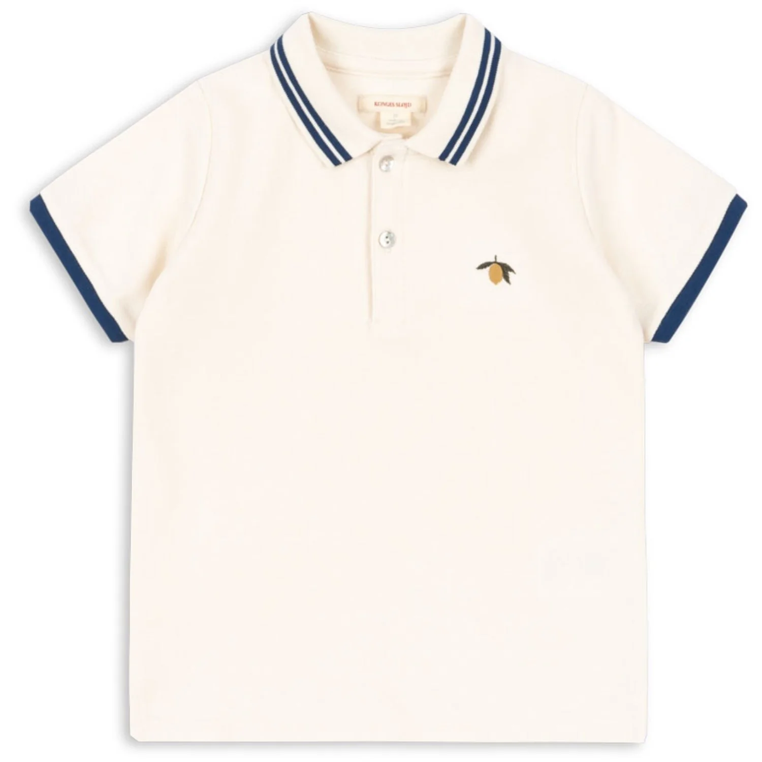 Konges Sløjd Antique White Florian Polo Shirt Gots