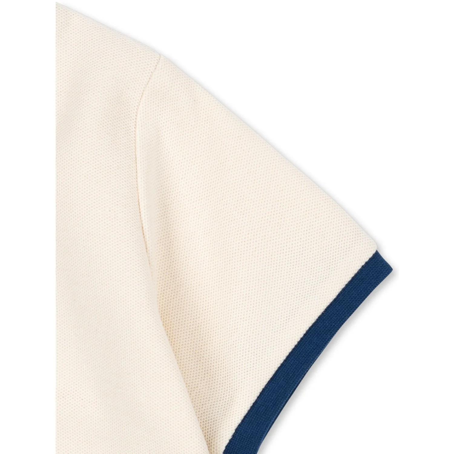 Konges Sløjd Antique White Florian Polo Shirt Gots - Image 9