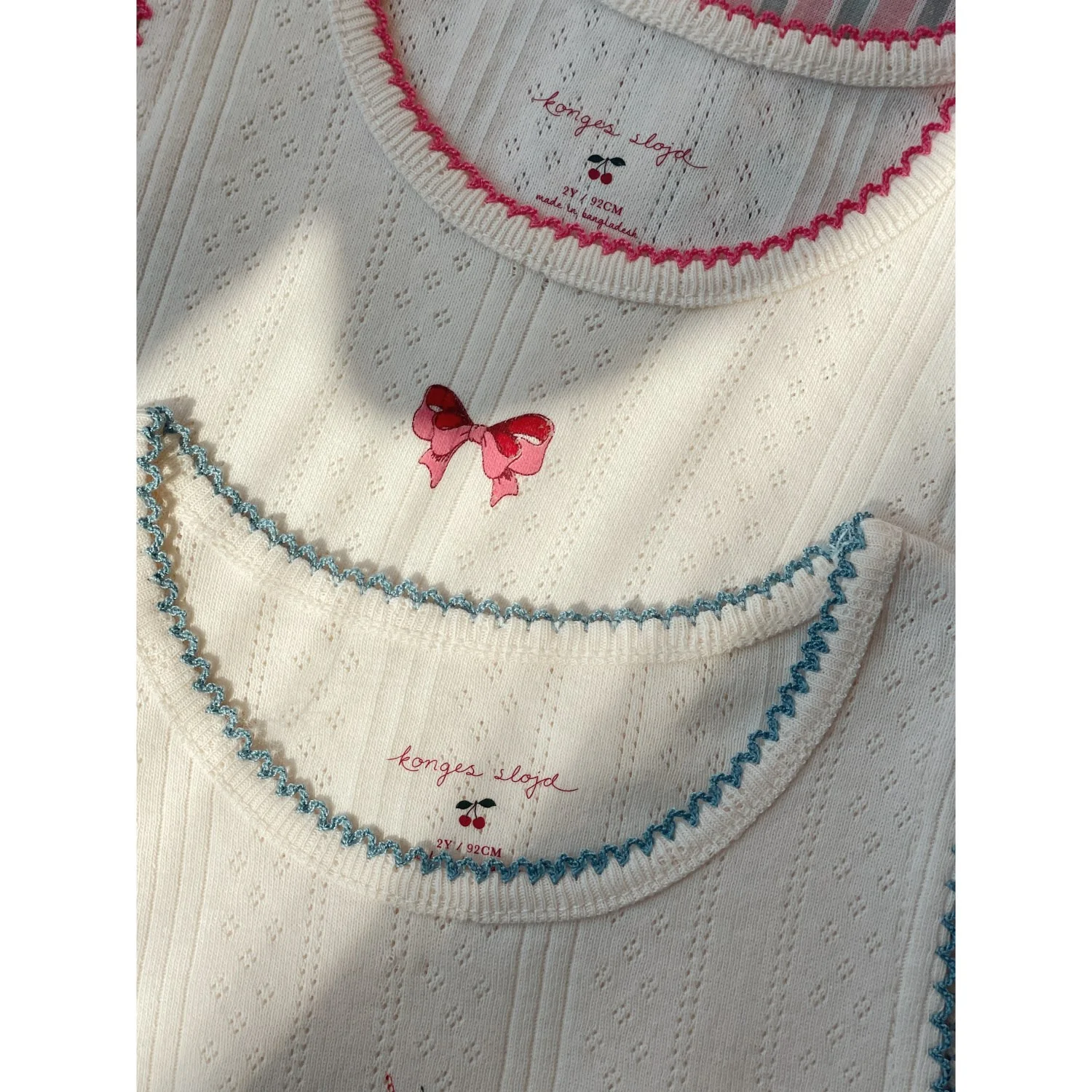 Konges Sløjd Antique White Minna 3 Pack Tank Tops Gots - Image 2