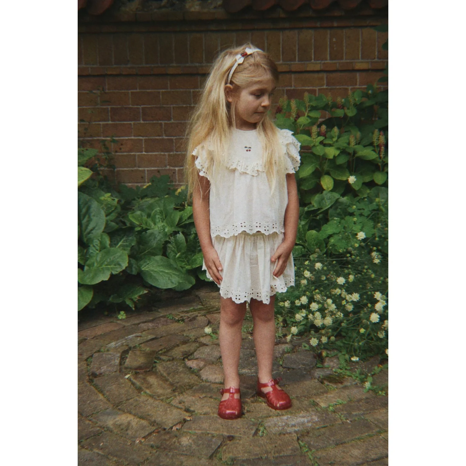 Konges Sløjd Antique White Posey Skirt - Image 2