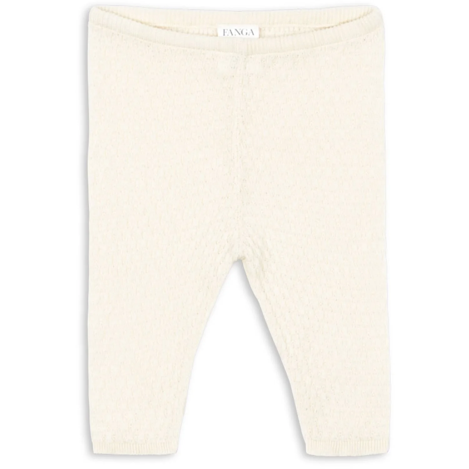 Konges Sløjd Fanga Antique White Venti Pointelle Pants GOTS