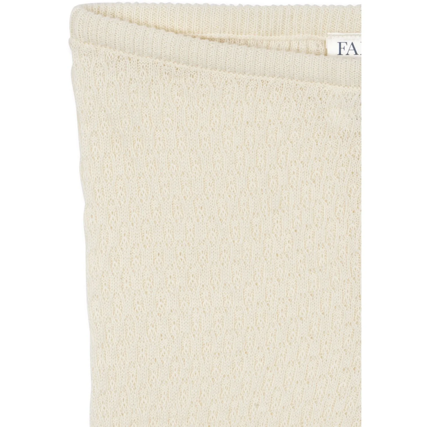 Konges Sløjd Fanga Antique White Venti Pointelle Pants GOTS - Image 2