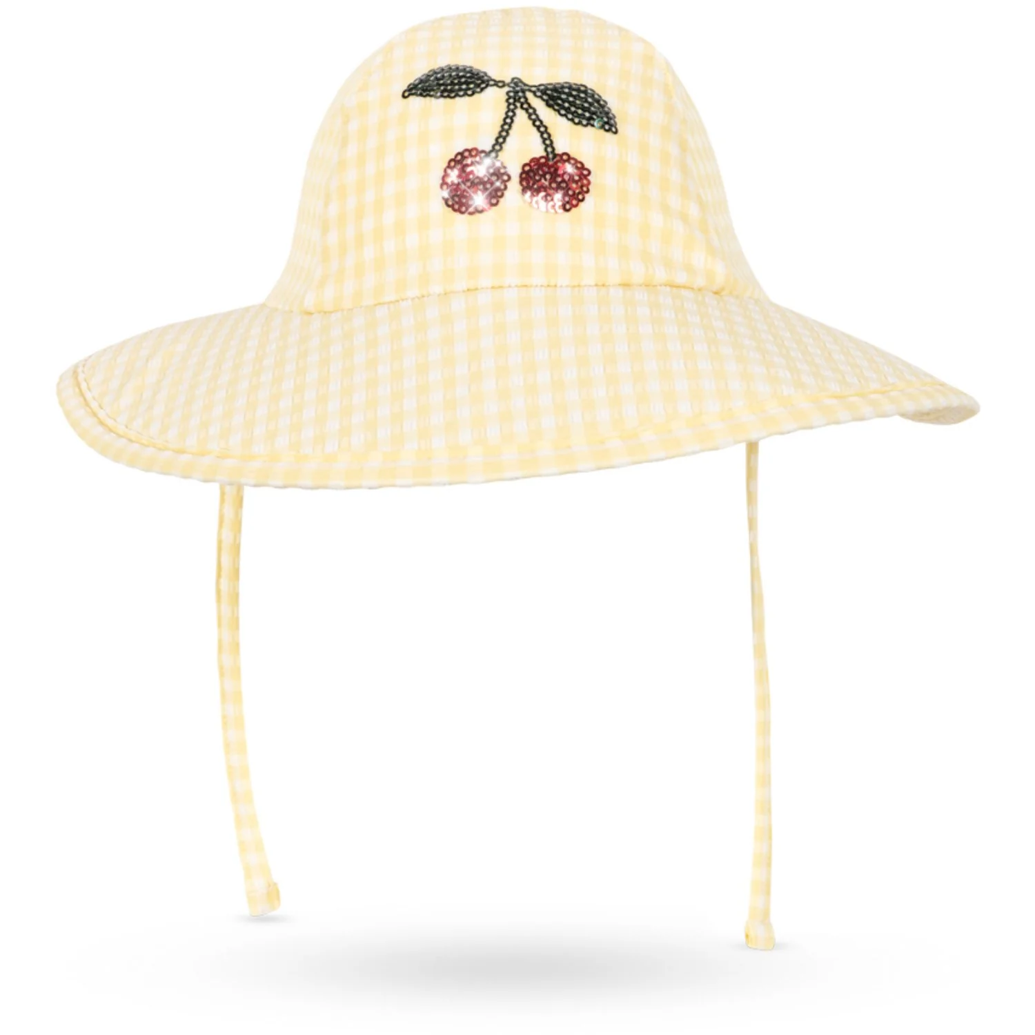 Konges Sløjd Banana Almond Check Etta Swim Hat - Image 3