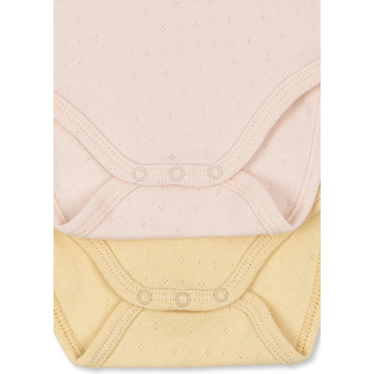 Konges Sløjd Banana Crepe/Creole Pink Fanga Perla 2 Pack Ls Body Ocs - Image 2