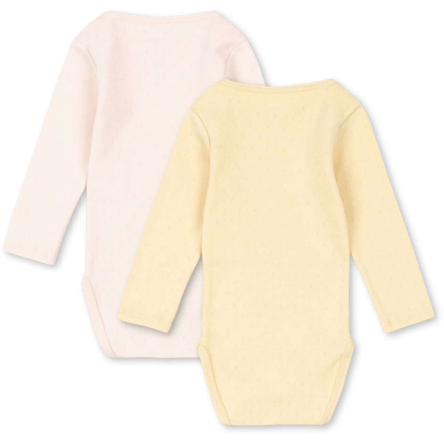 Konges Sløjd Banana Crepe/Creole Pink Fanga Perla 2 Pack Ls Body Ocs - Image 5