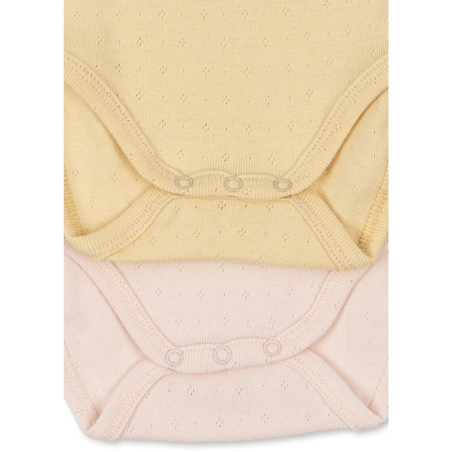 Konges Sløjd Banana Crepe/Creole Pink Fanga Perla 2 Pack Ss Body Ocs - Image 3