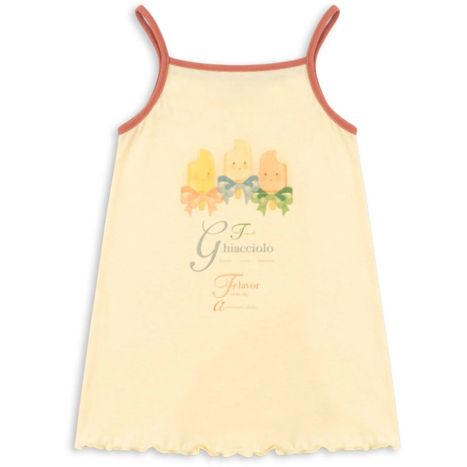 Konges Sløjd Banana Crepe Era Strap Dress Ocs