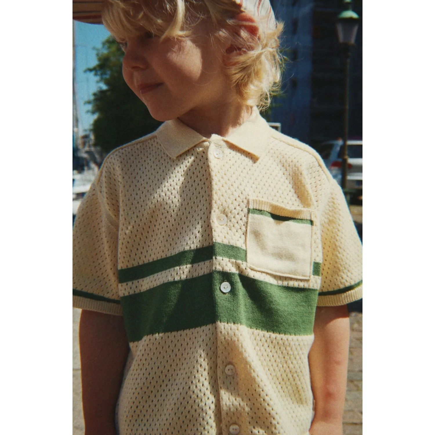 Konges Sløjd Banana Crepe Hai Knit Shirt Gots - Image 5