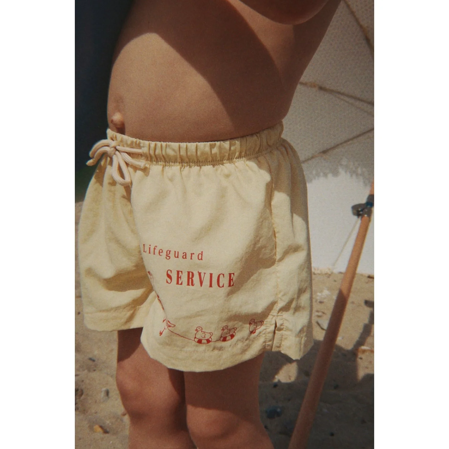 Konges Sløjd Banana Crepe Pomio Short Swim Shorts Grs - Image 2