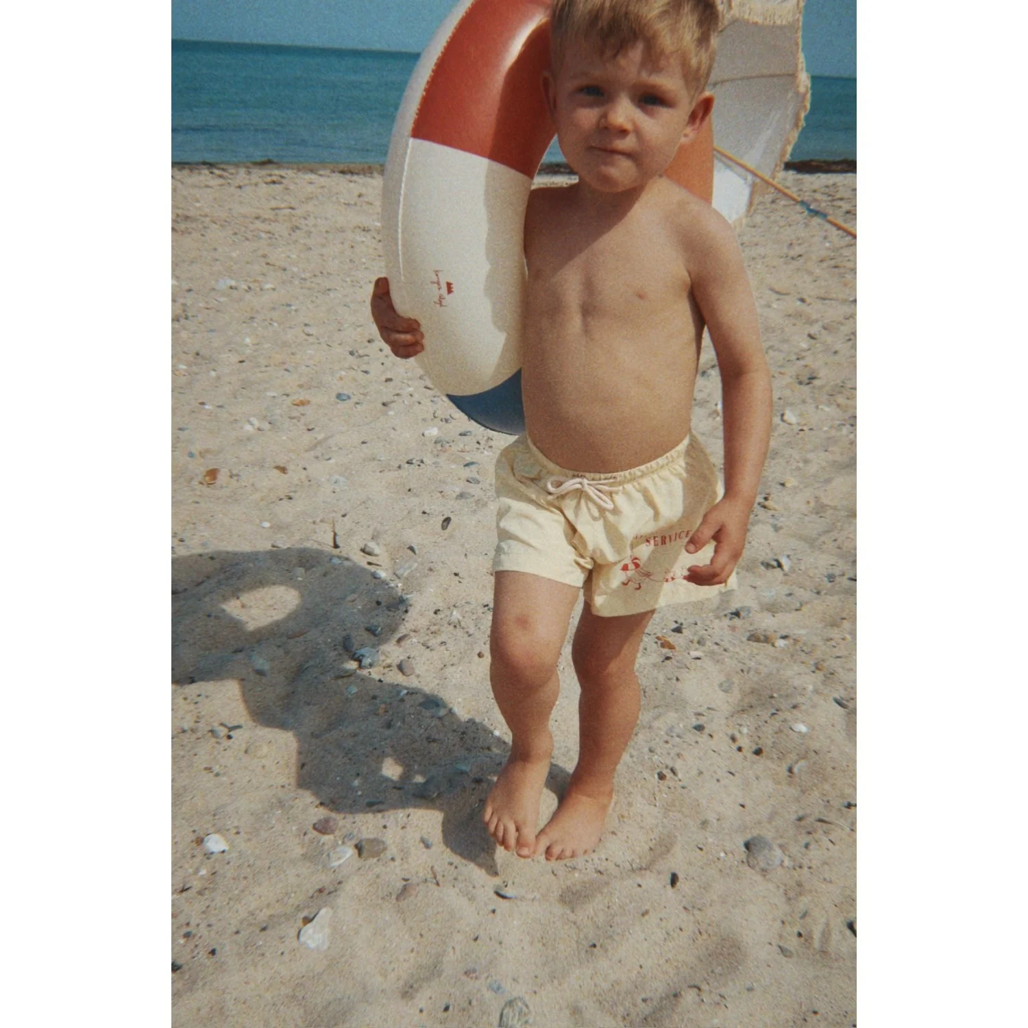 Konges Sløjd Banana Crepe Pomio Short Swim Shorts Grs - Image 3