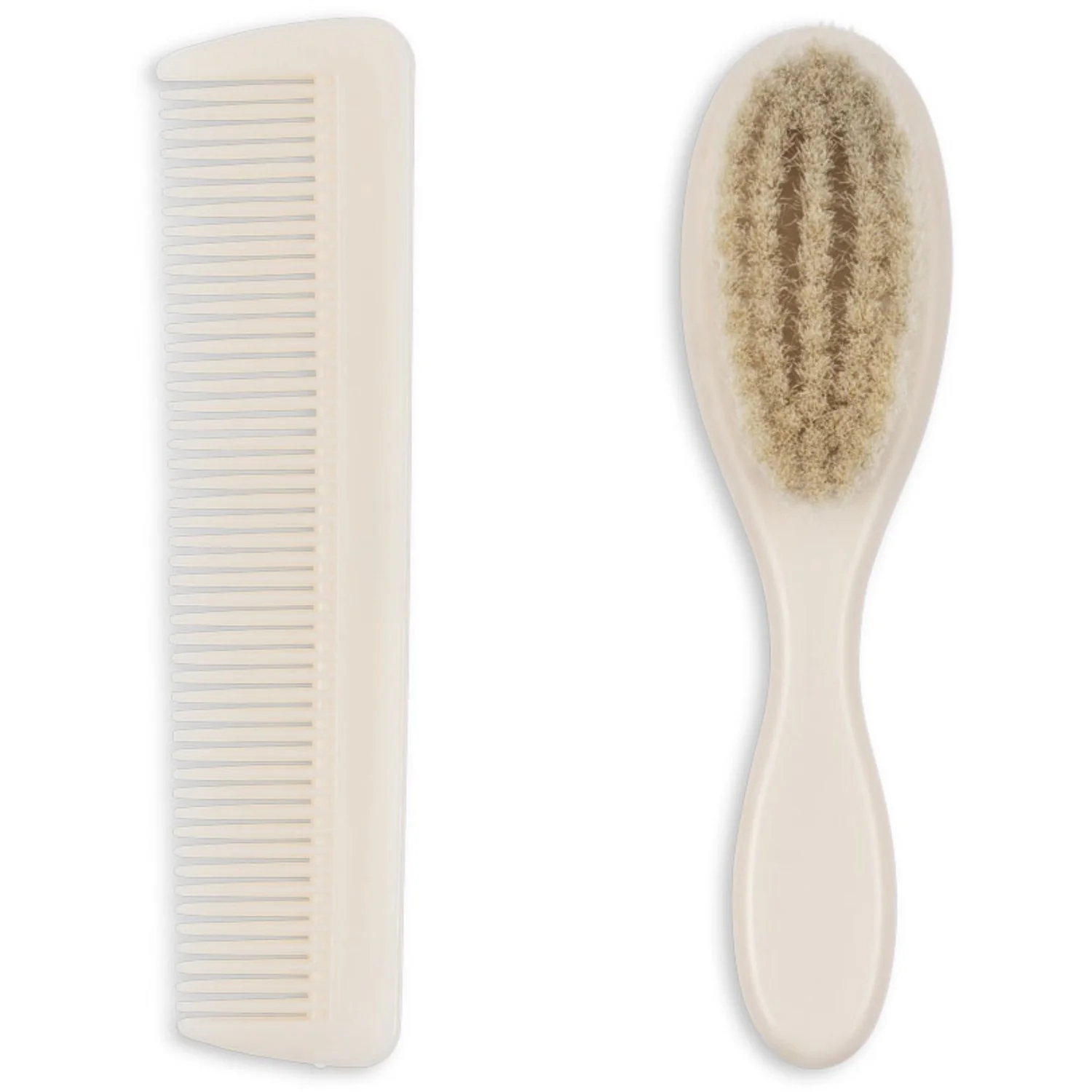 Konges Sløjd Fanga Beige Baby Hairbrush Set - Image 4