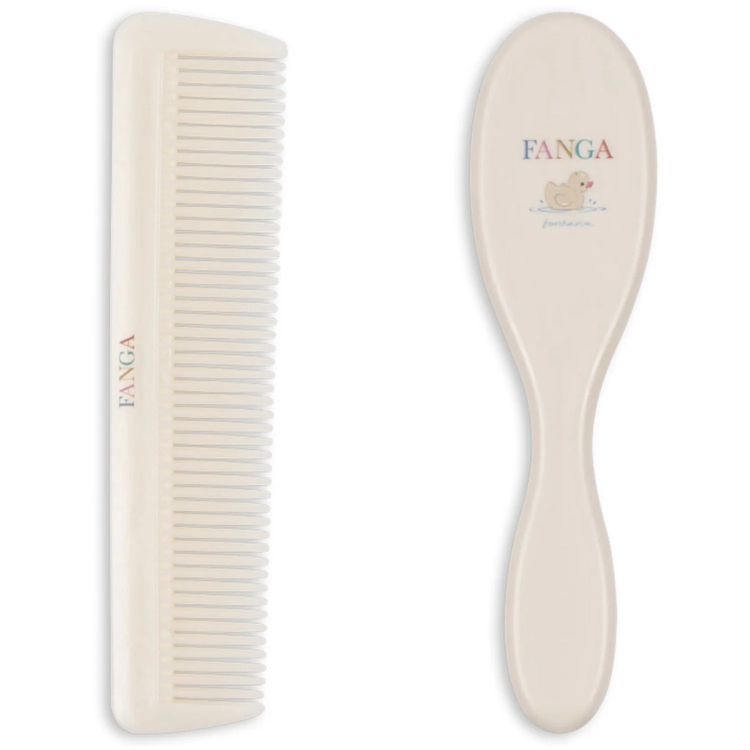 Konges Sløjd Fanga Beige Baby Hairbrush Set - Image 5
