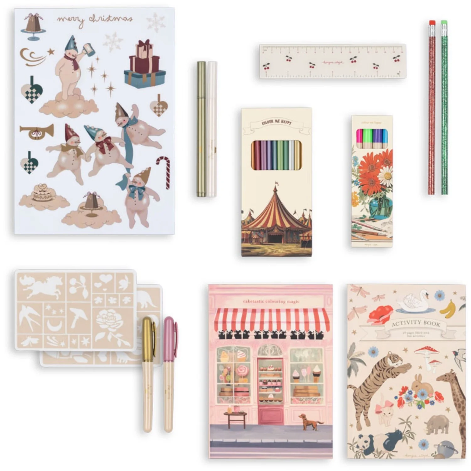 Konges Sløjd Beige Christmas Calendar With 24 Gifts - Image 3