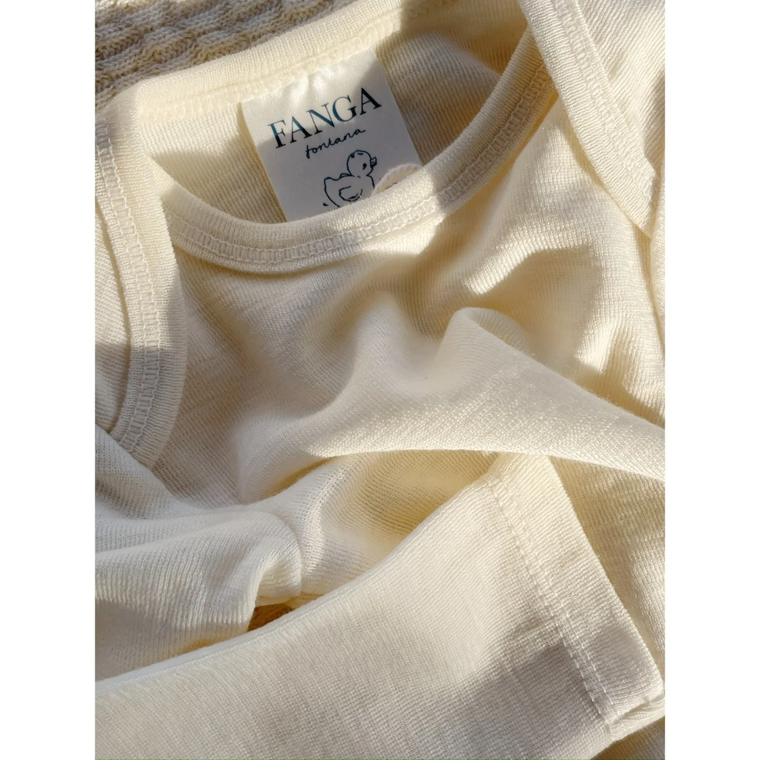 Konges Sløjd Fanga Beige Melange Erba Wool Ls Body - Image 3