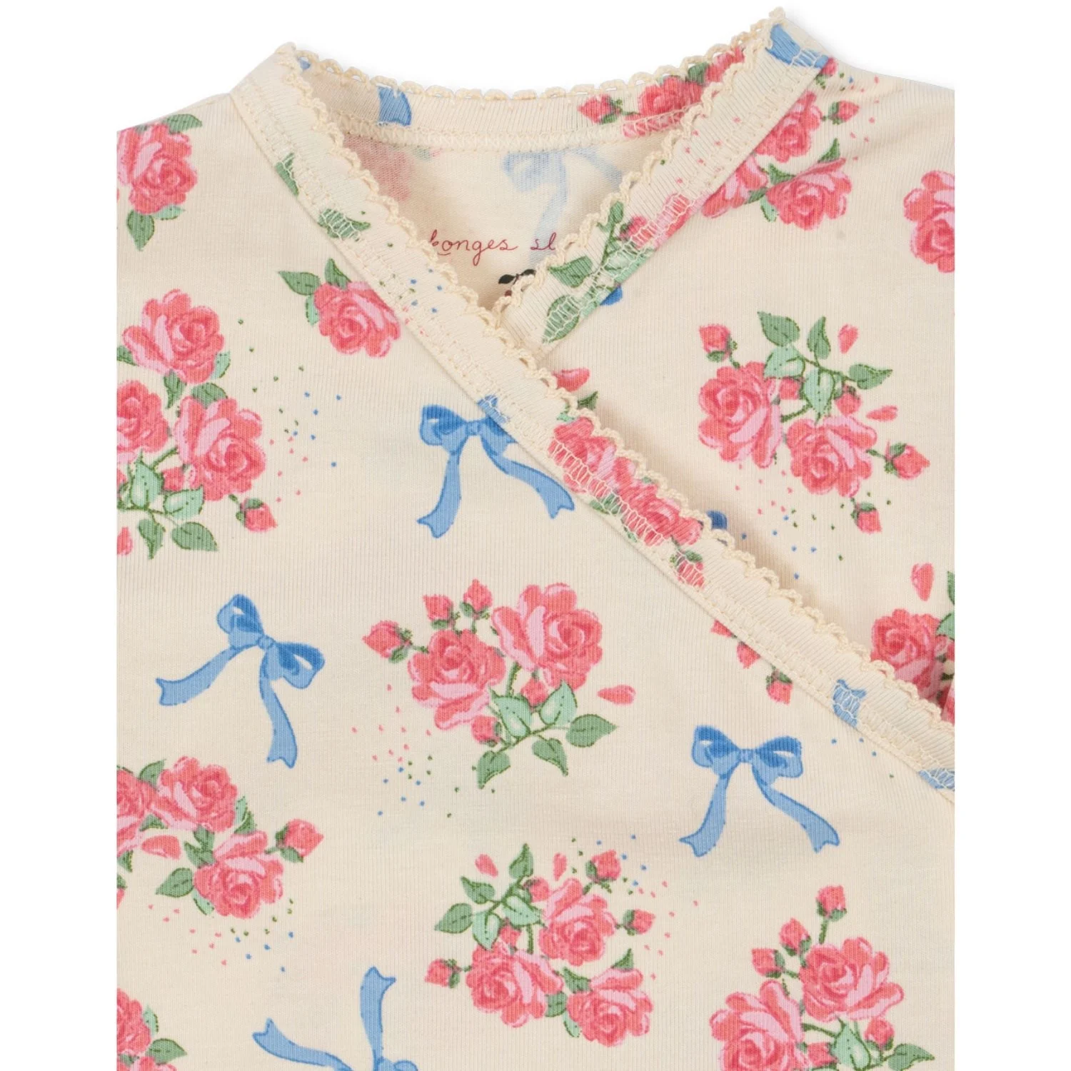 Konges Sløjd Bella Rosita Basic Newborn Onesie GOTS - Image 2