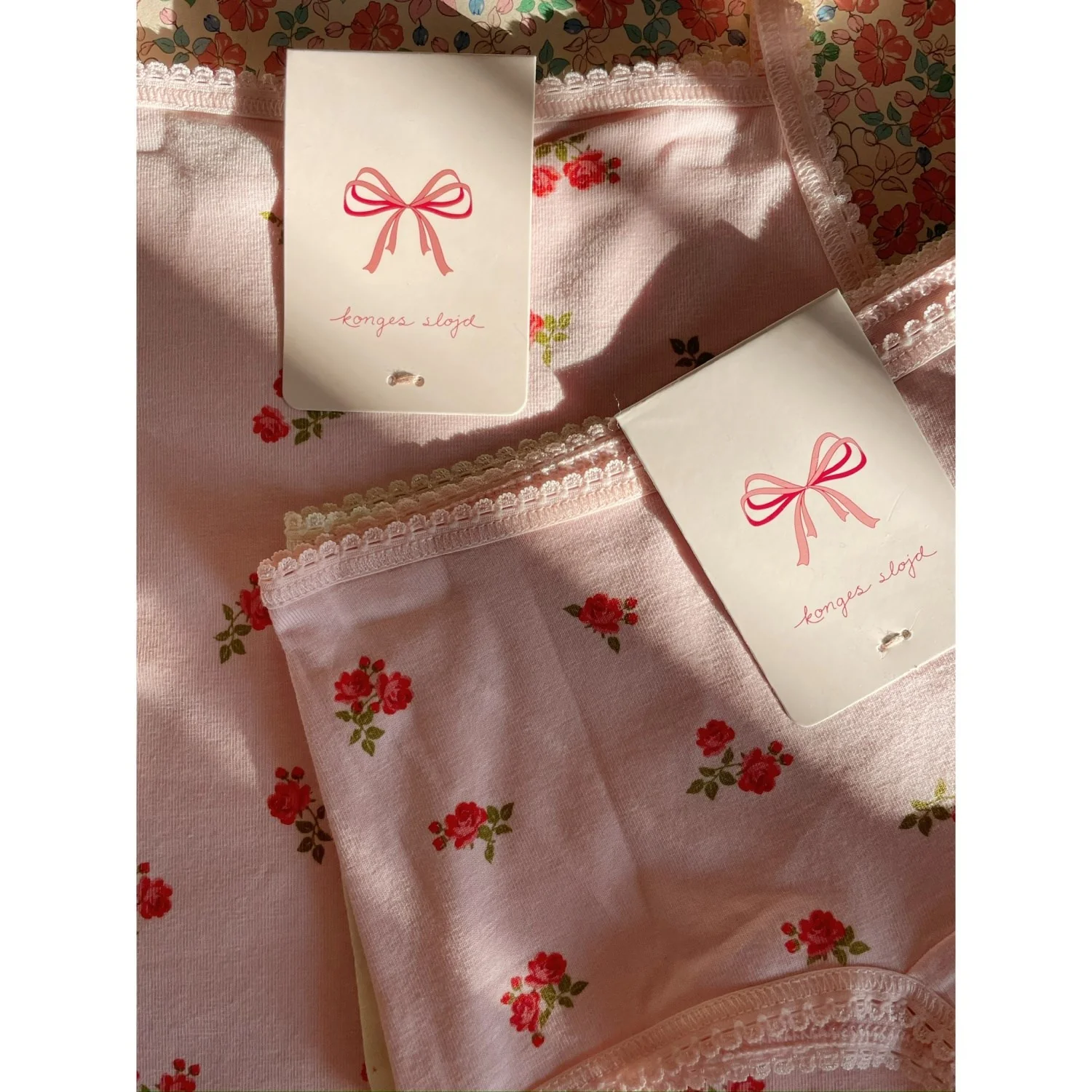Konges Sløjd Bella Rosita/Rosa Pink Basic 2 Pack Girl Hipster GOTS - Image 4