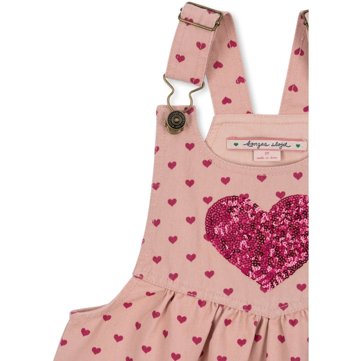 Konges Sløjd Berry Coeur Nola Sequin Spencer Dress GOTS - Image 6