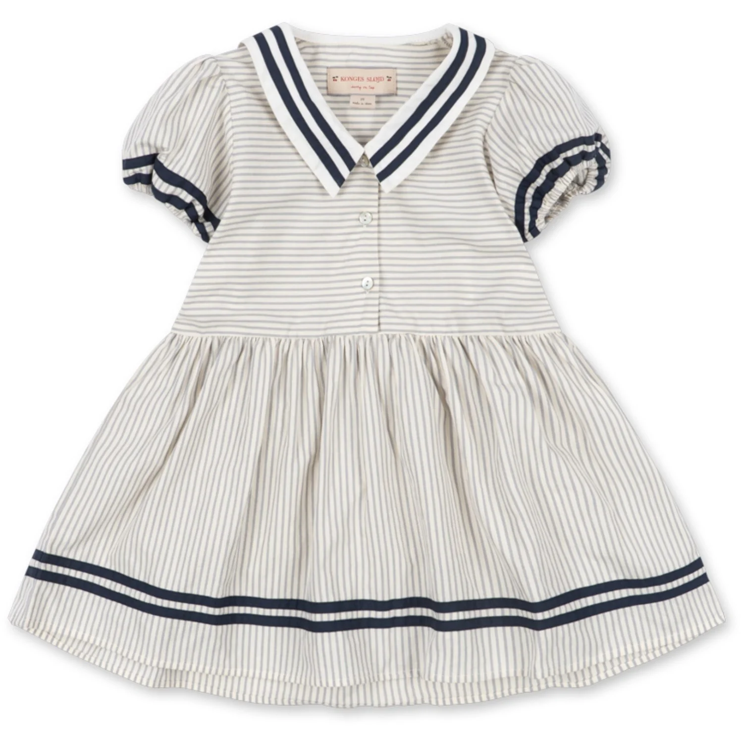 Konges Sløjd Bleu Stripe Allie Sailor Dress Gots