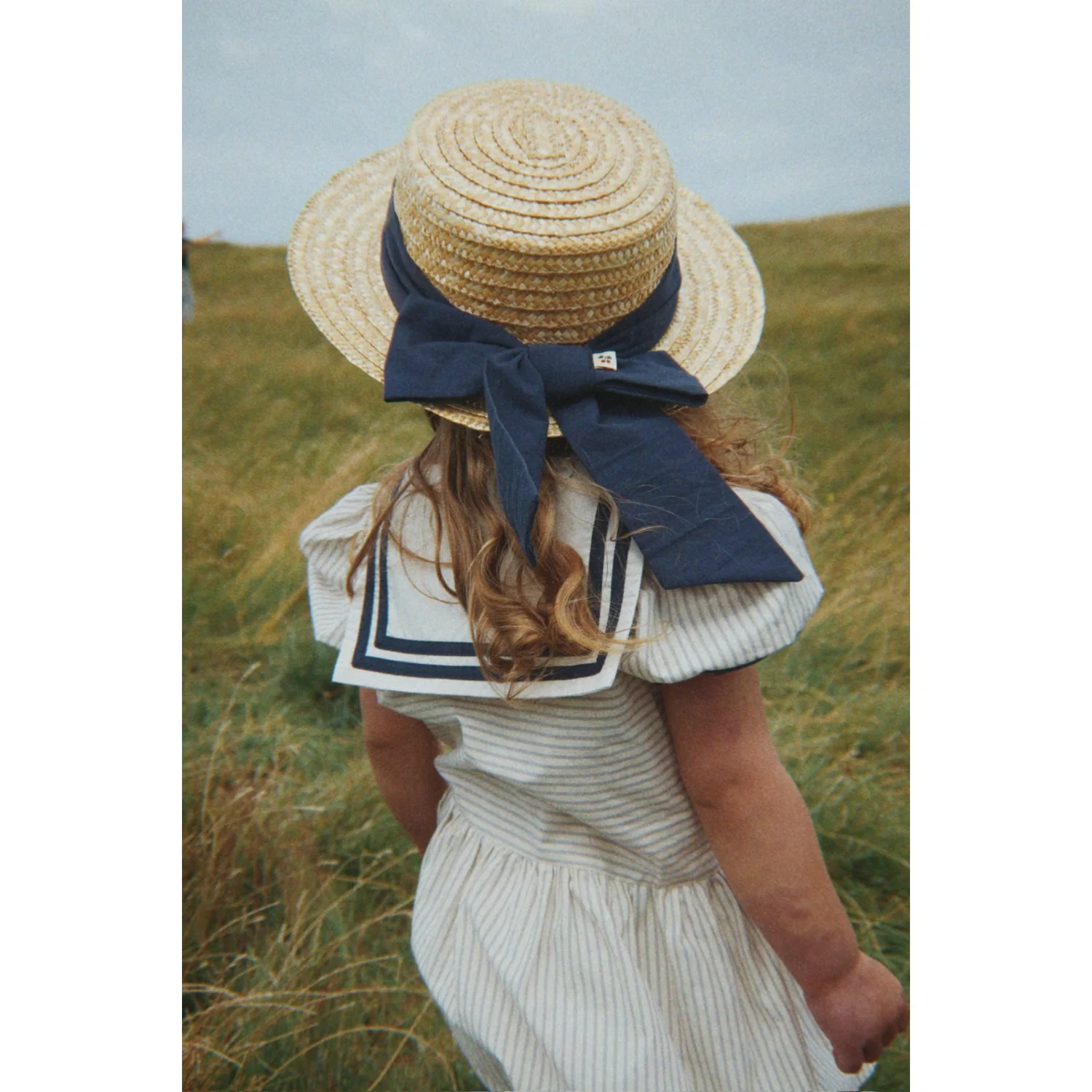 Konges Sløjd Bleu Stripe Allie Sailor Dress Gots - Image 2