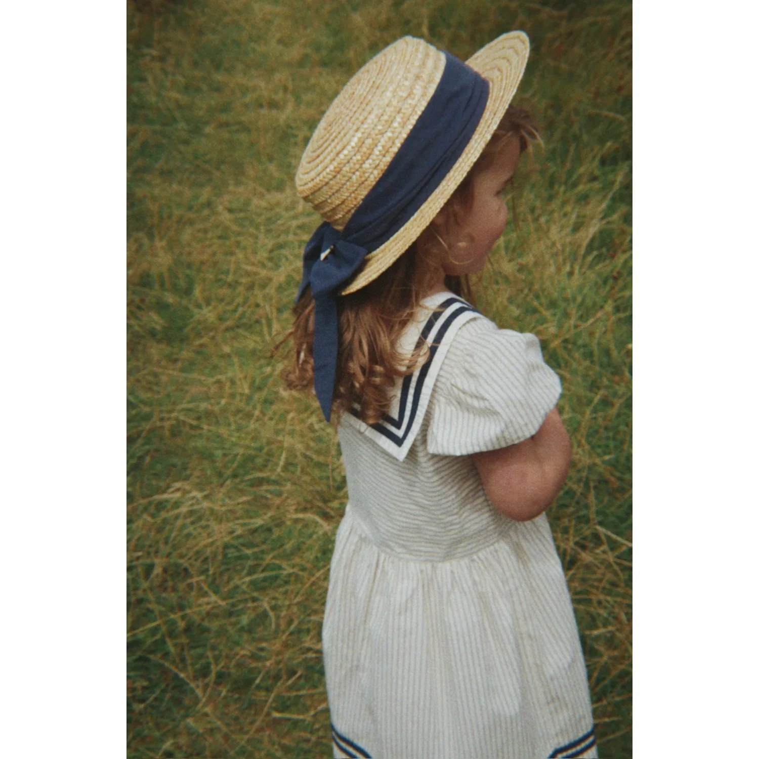 Konges Sløjd Bleu Stripe Allie Sailor Dress Gots - Image 3