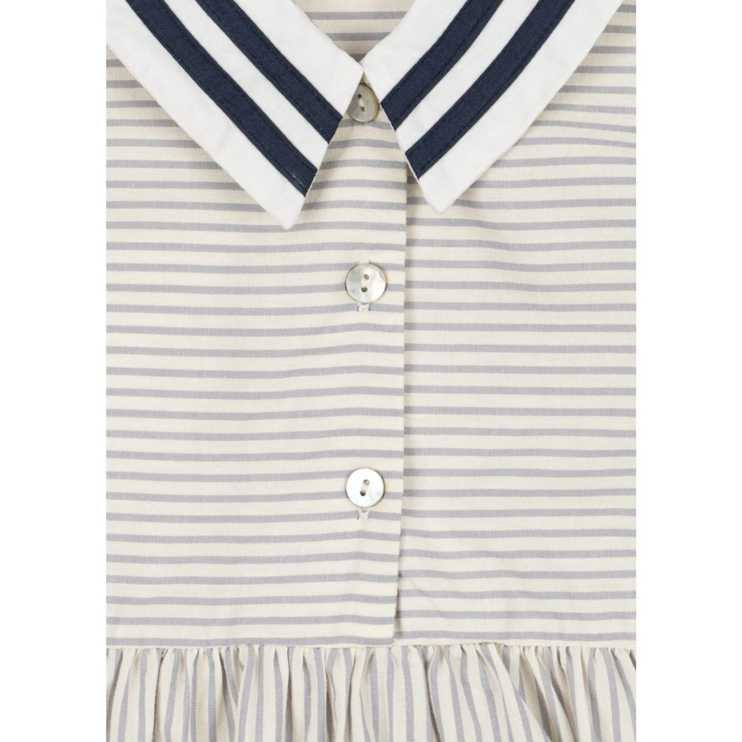 Konges Sløjd Bleu Stripe Allie Sailor Dress Gots - Image 8