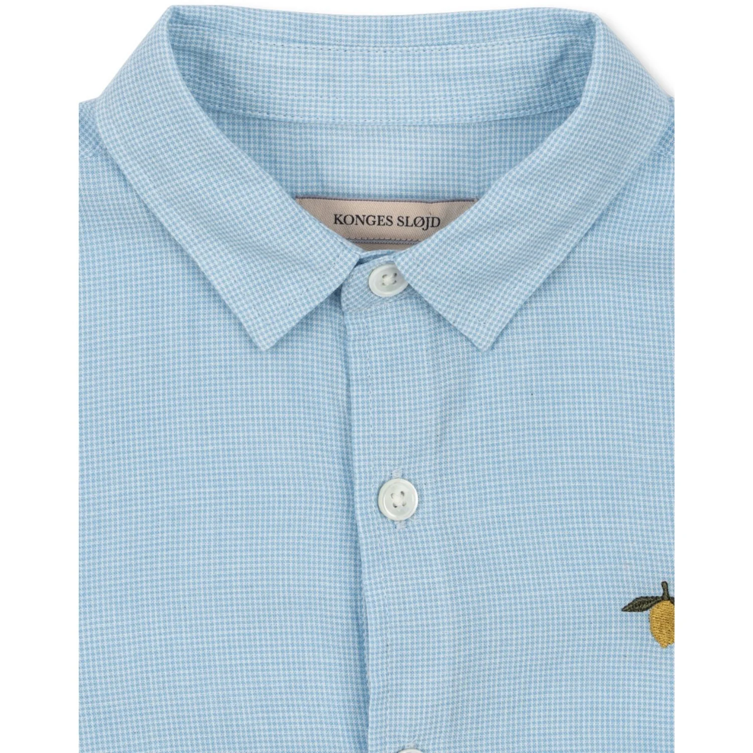 Konges Sløjd Blue Check Fran Shirt Gots - Image 3