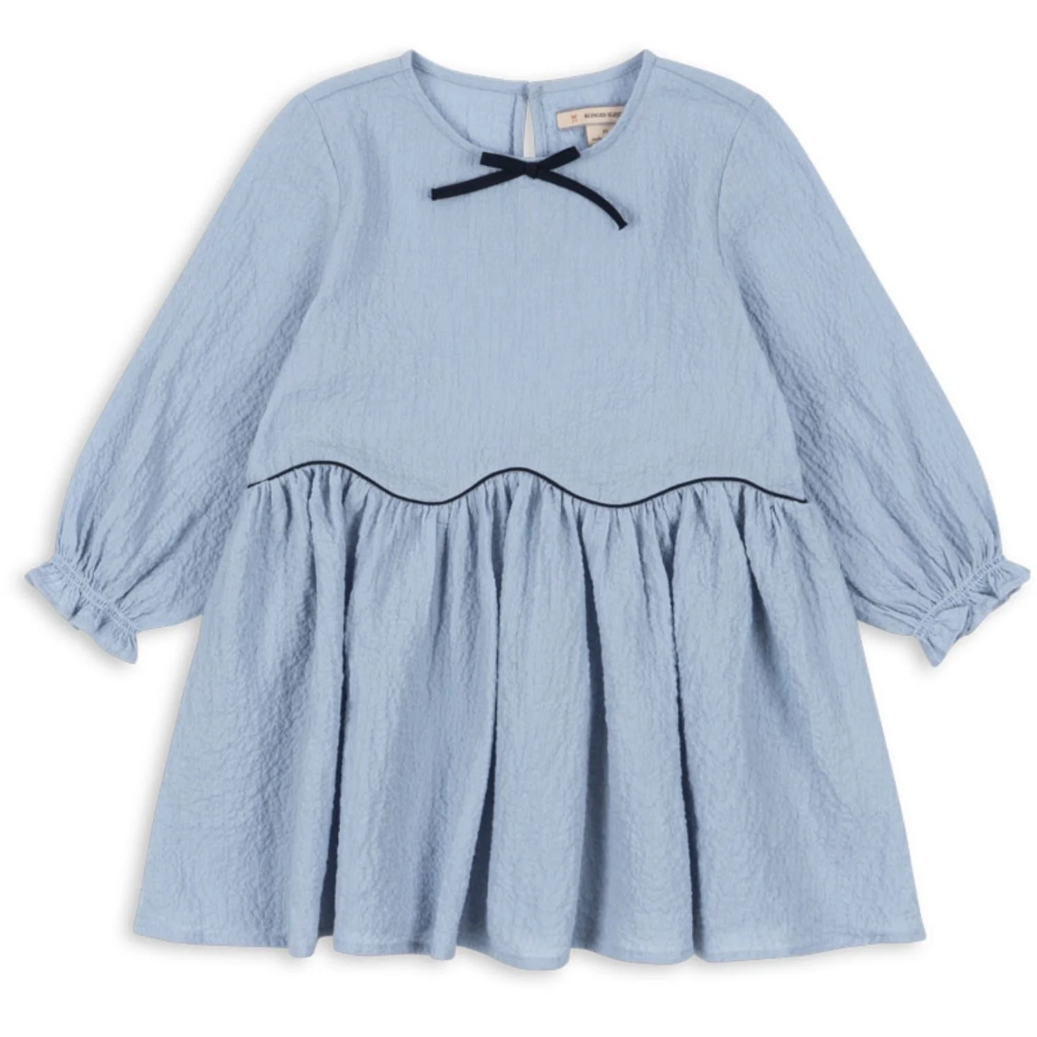 Konges Sløjd Blue Fog Ava Dress GOTS