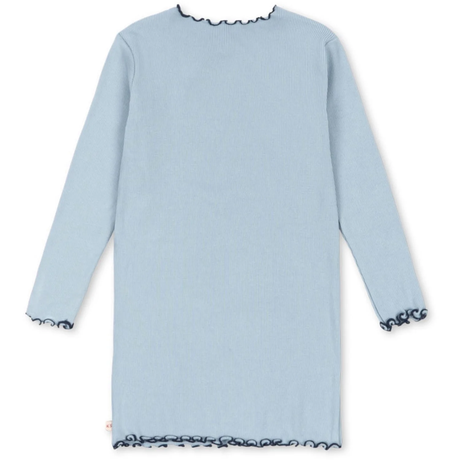Konges Sløjd Blue Fog Rivi Rib Dress Ocs - Image 4