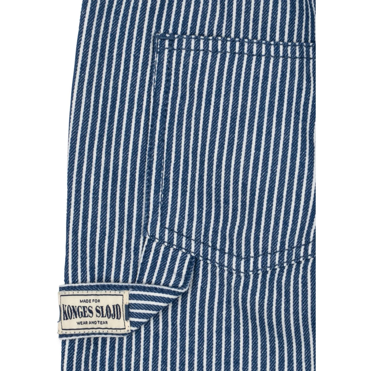 Konges Sløjd Blue Stripe Luc Pants Gots - Image 6